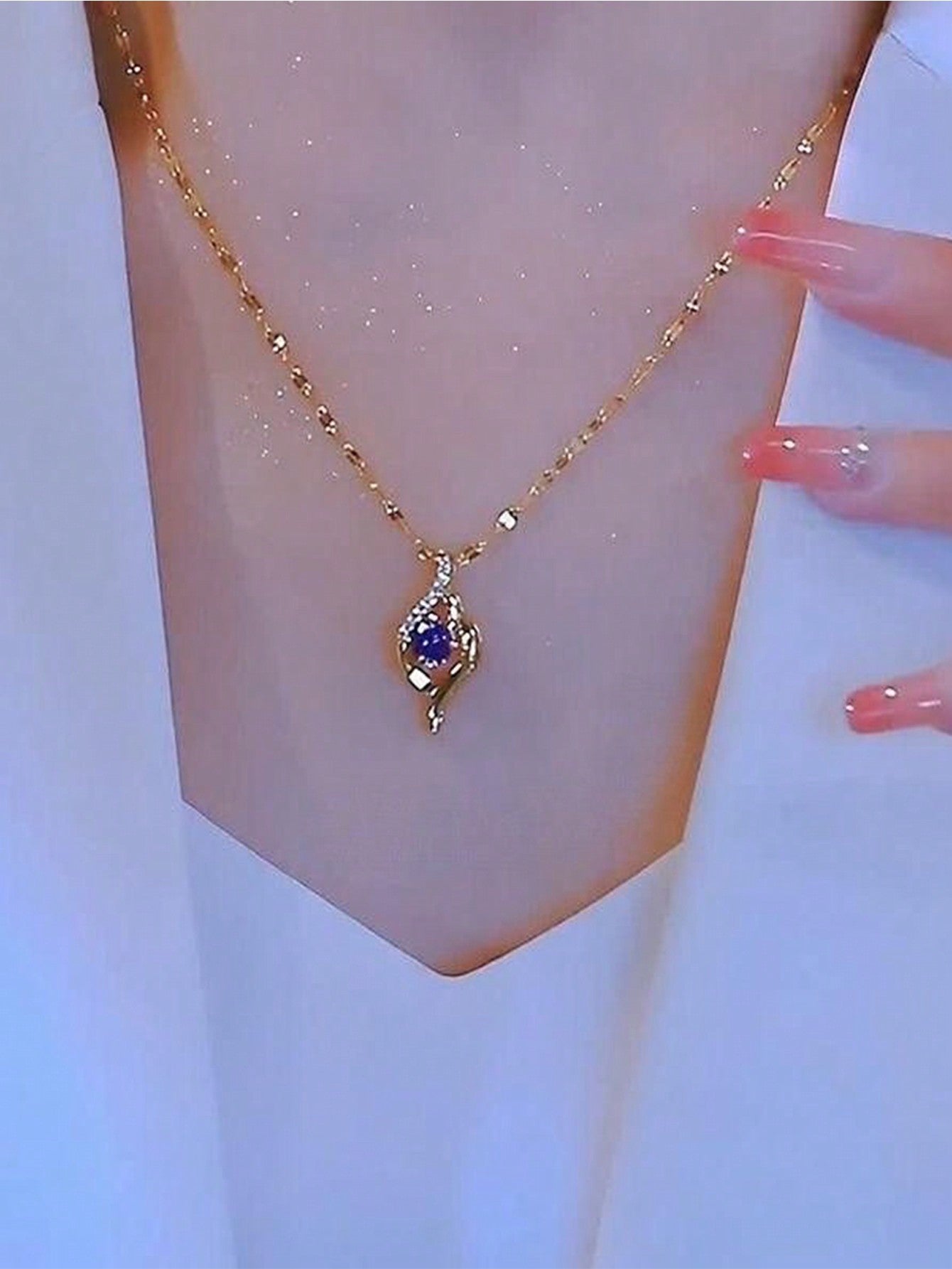1 Pieza Collar Con Colgante De Ojo Malvado De Color Púrpura Para Mujeres, Diseño Moderno Y Elegante, Popular En Redes Sociales