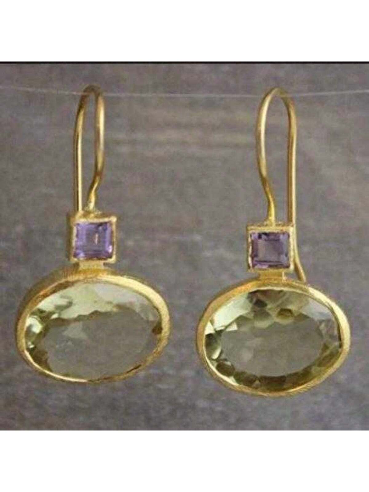1 par de Pendientes de estilo Bohemio Retro Creativo y Fashionable adecuados para uso diario de mujeres