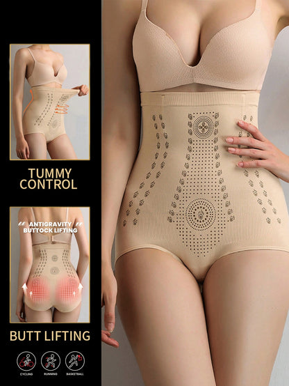 1 pieza de prenda moldeadora de cintura alta para sauna, reductora, yoga y fitness, ajustada y sin costuras para un Body perfecto, con absorción de humedad y antifricción sin enrollado
