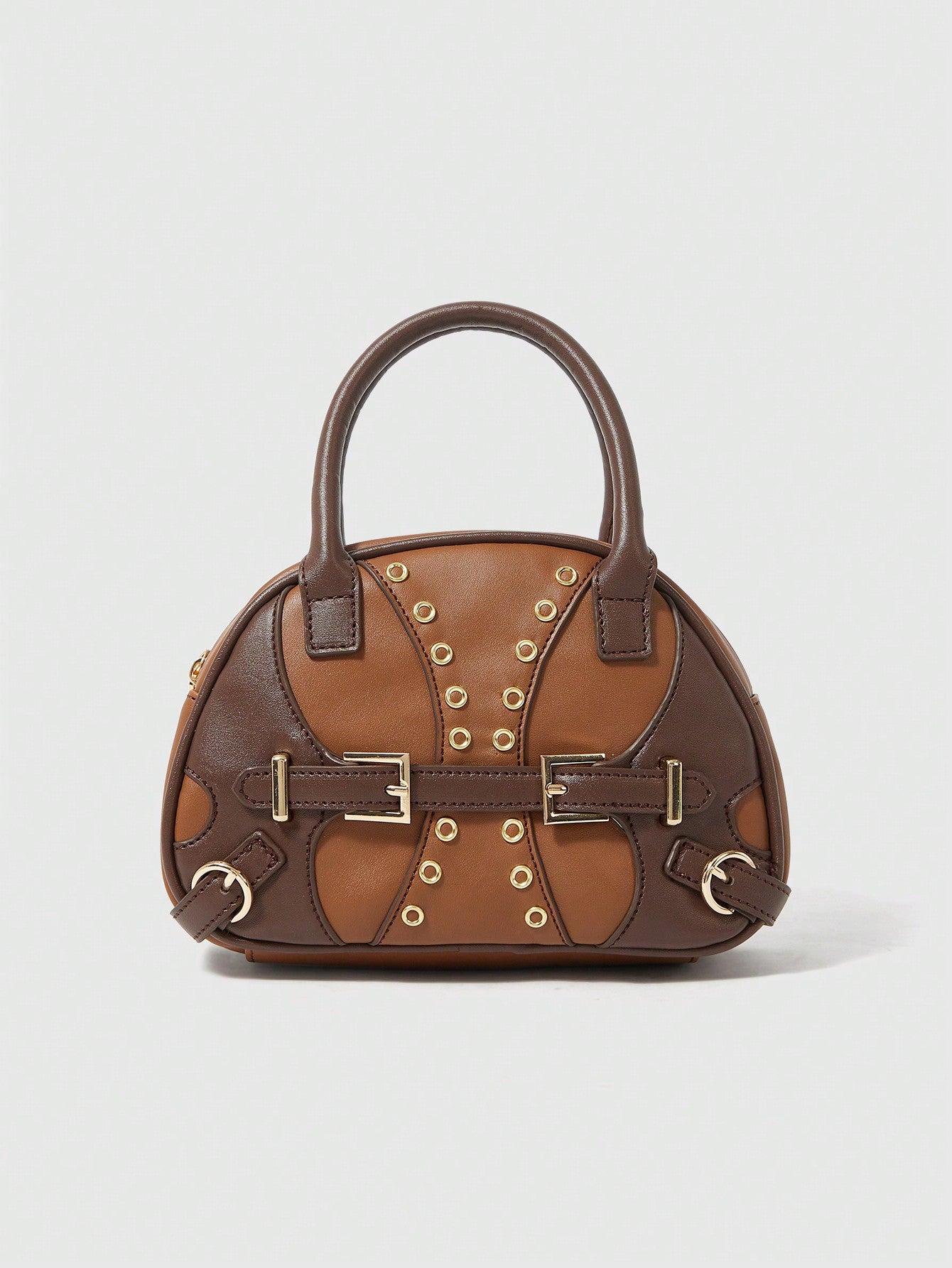 ROMWE Grunge Punk Bolso versátil elegante estilo punk para mujer