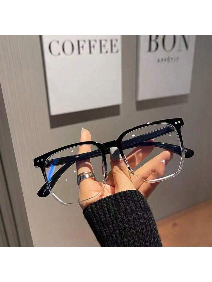 1 pieza Gafas de moda, diseño dulce y encantador, material de policarbonato, bloqueo de luz azul, anticontaminación, antiviento, 2 opciones de color, adecuado para cualquier ocasión, accesorios de playa para mujeres