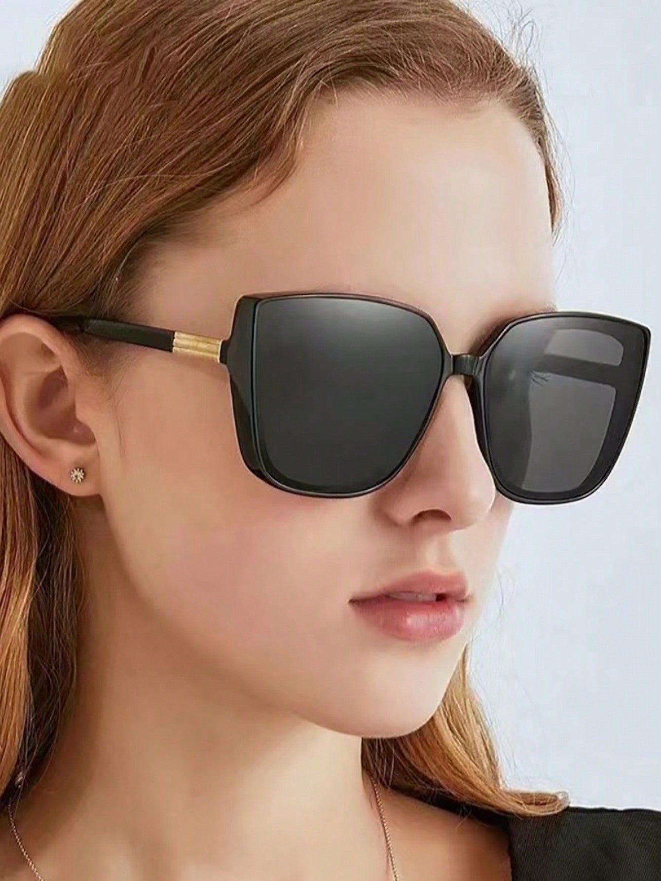 1 pieza Gafas de moda cuadradas para mujeres, minimalistas y prácticas multifuncionales