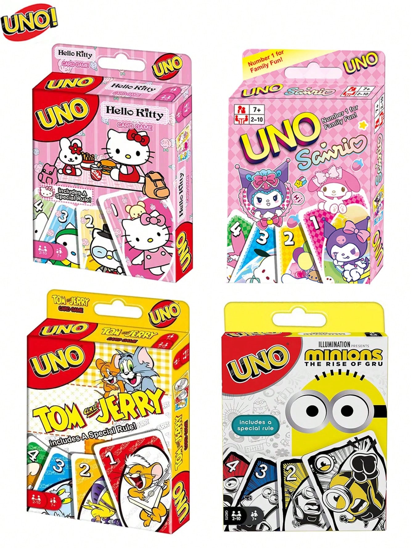 UNO Decoración navideña, tarjeta de juego roja estándar. Tarjetas de bolsillo para jugar sobre la marcha. Cartas de juego en miniatura para viajar, regalo para calcetines, fiesta de cumpleaños, juego familiar de niños y adultos.