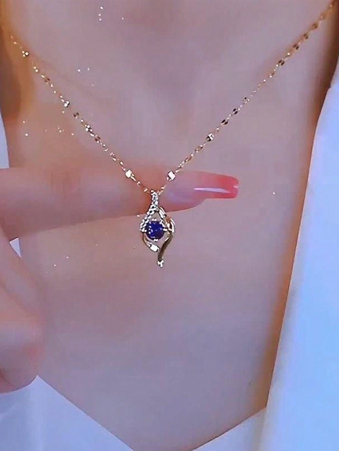 1 Pieza Collar Con Colgante De Ojo Malvado De Color Púrpura Para Mujeres, Diseño Moderno Y Elegante, Popular En Redes Sociales