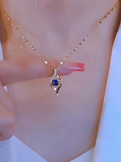 1 Pieza Collar Con Colgante De Ojo Malvado De Color Púrpura Para Mujeres, Diseño Moderno Y Elegante, Popular En Redes Sociales