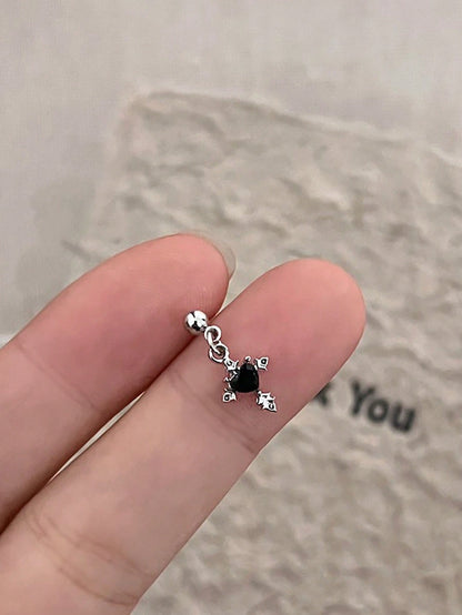 Conjunto de 6 piezas de pendientes de estilo punk minimalista con forma de mariposa superetérica y diseño único, adecuados para usar y usar en la vida diaria, fiestas, viajes y otras ocasiones