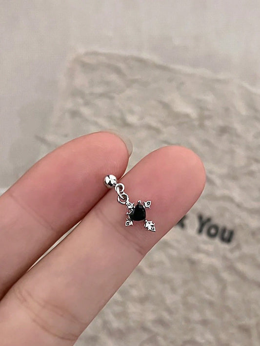 Conjunto de 6 piezas de pendientes de estilo punk minimalista con forma de mariposa superetérica y diseño único, adecuados para usar y usar en la vida diaria, fiestas, viajes y otras ocasiones