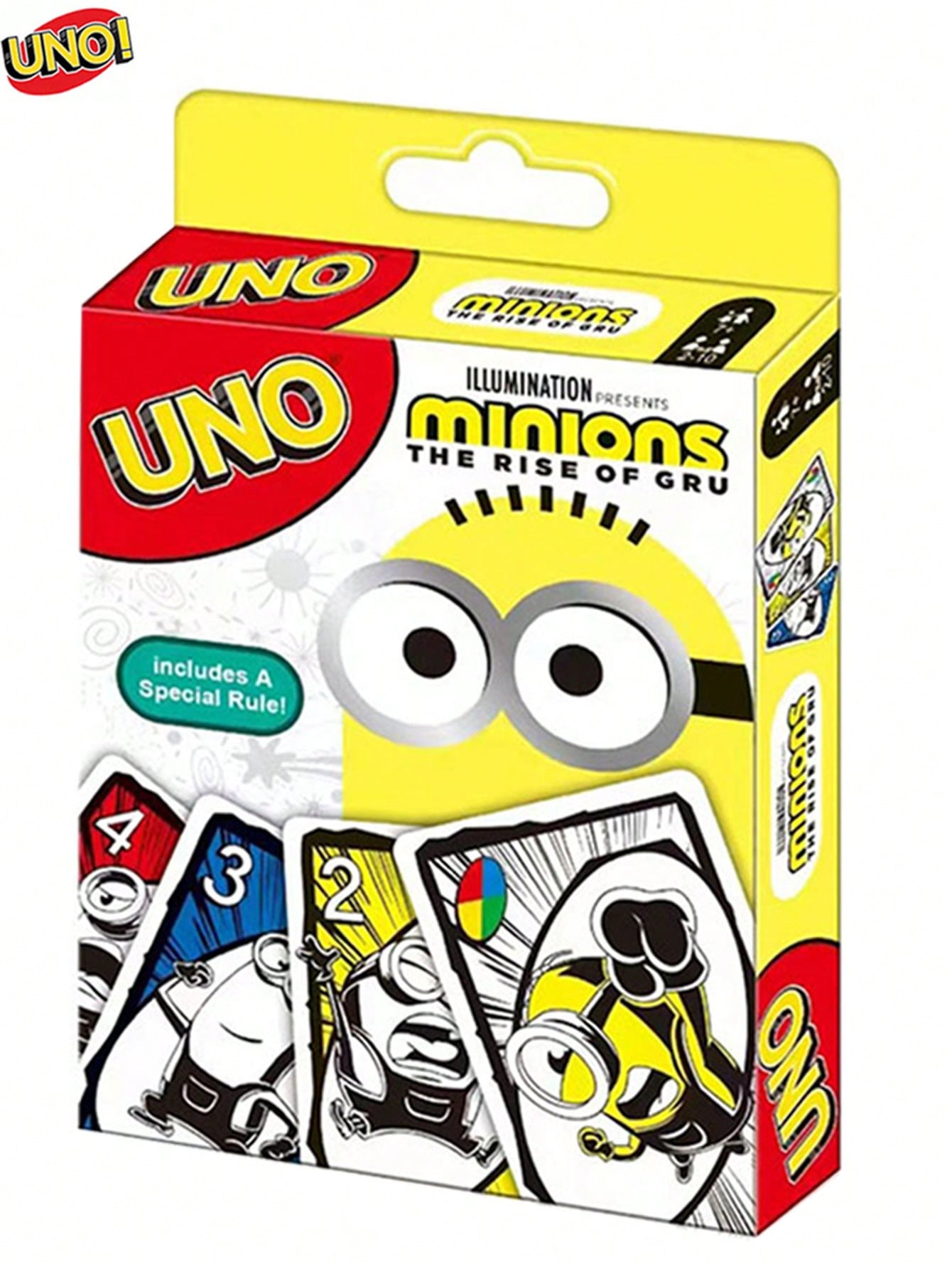 UNO Decoración navideña, tarjeta de juego roja estándar. Tarjetas de bolsillo para jugar sobre la marcha. Cartas de juego en miniatura para viajar, regalo para calcetines, fiesta de cumpleaños, juego familiar de niños y adultos.