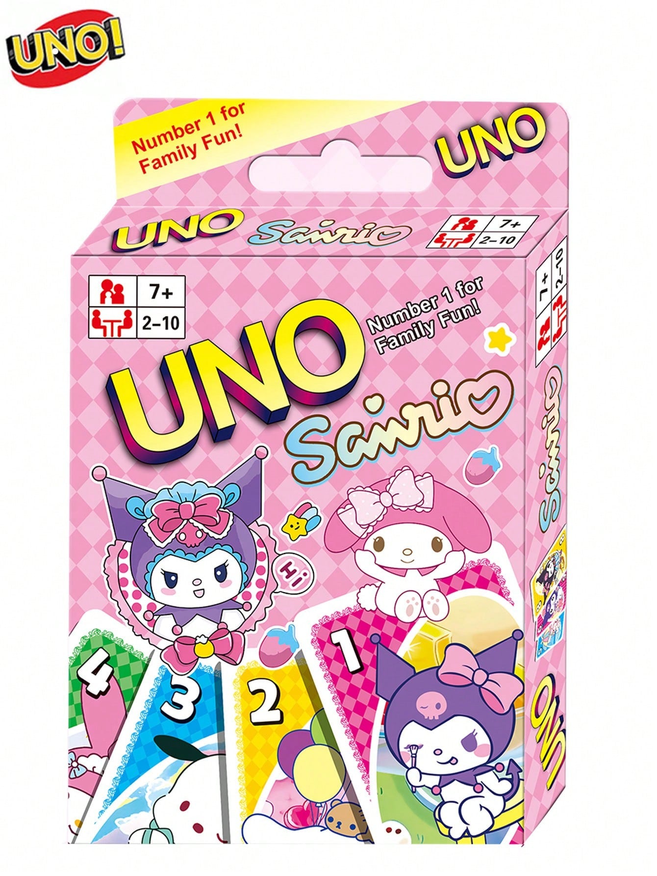 UNO Decoración navideña, tarjeta de juego roja estándar. Tarjetas de bolsillo para jugar sobre la marcha. Cartas de juego en miniatura para viajar, regalo para calcetines, fiesta de cumpleaños, juego familiar de niños y adultos.