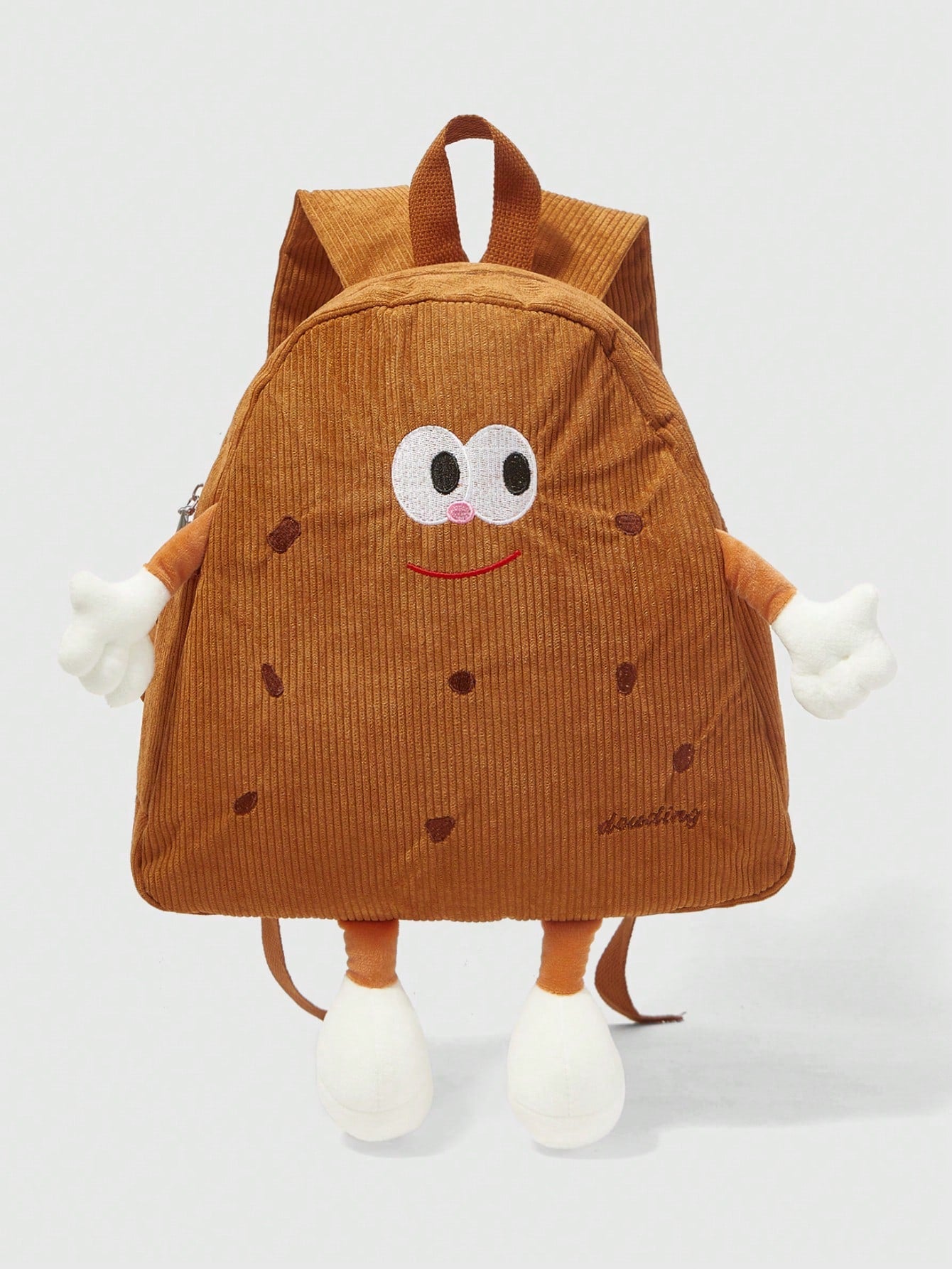 ROMWE Kawaii Mochila informal con estampado de dibujos animados de moda para mujeres, adecuada para salir