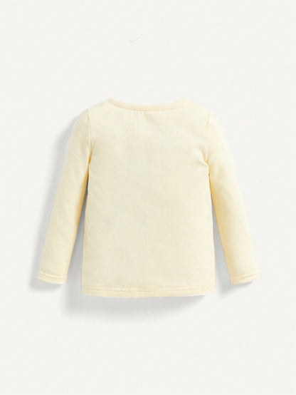Conjunto cómodo de pijama ajustado para bebé niño - Parte superior de manga larga y cuello redondo con estampado de coches animados y pantalones largos, 2 piezas / set, ropa de hogar altamente elástica y cómoda