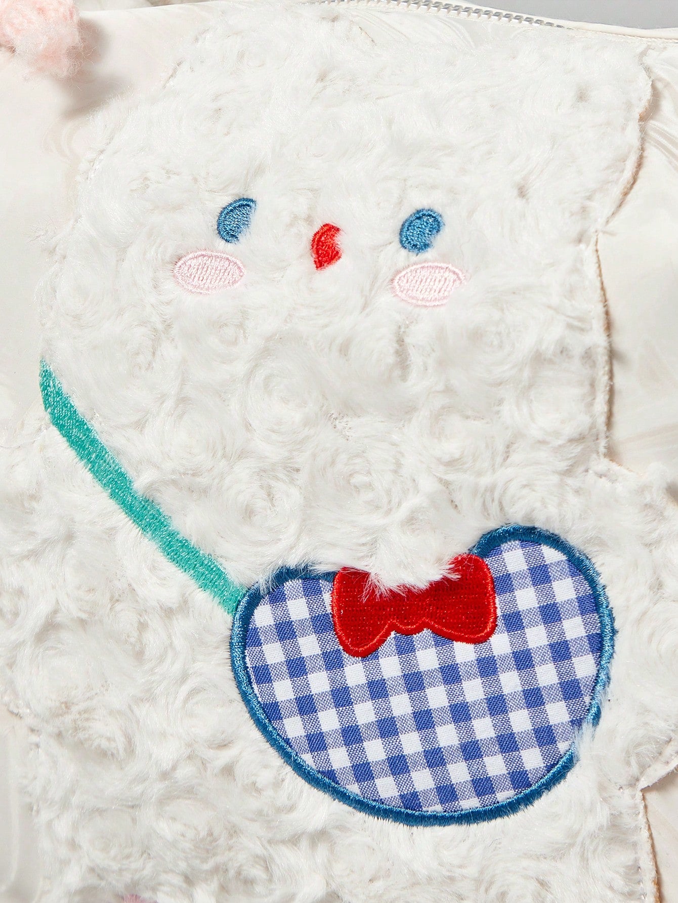 ROMWE Kawaii Bolso de hombro de gran capacidad con diseño de dibujos animados para uso diario de mujeres