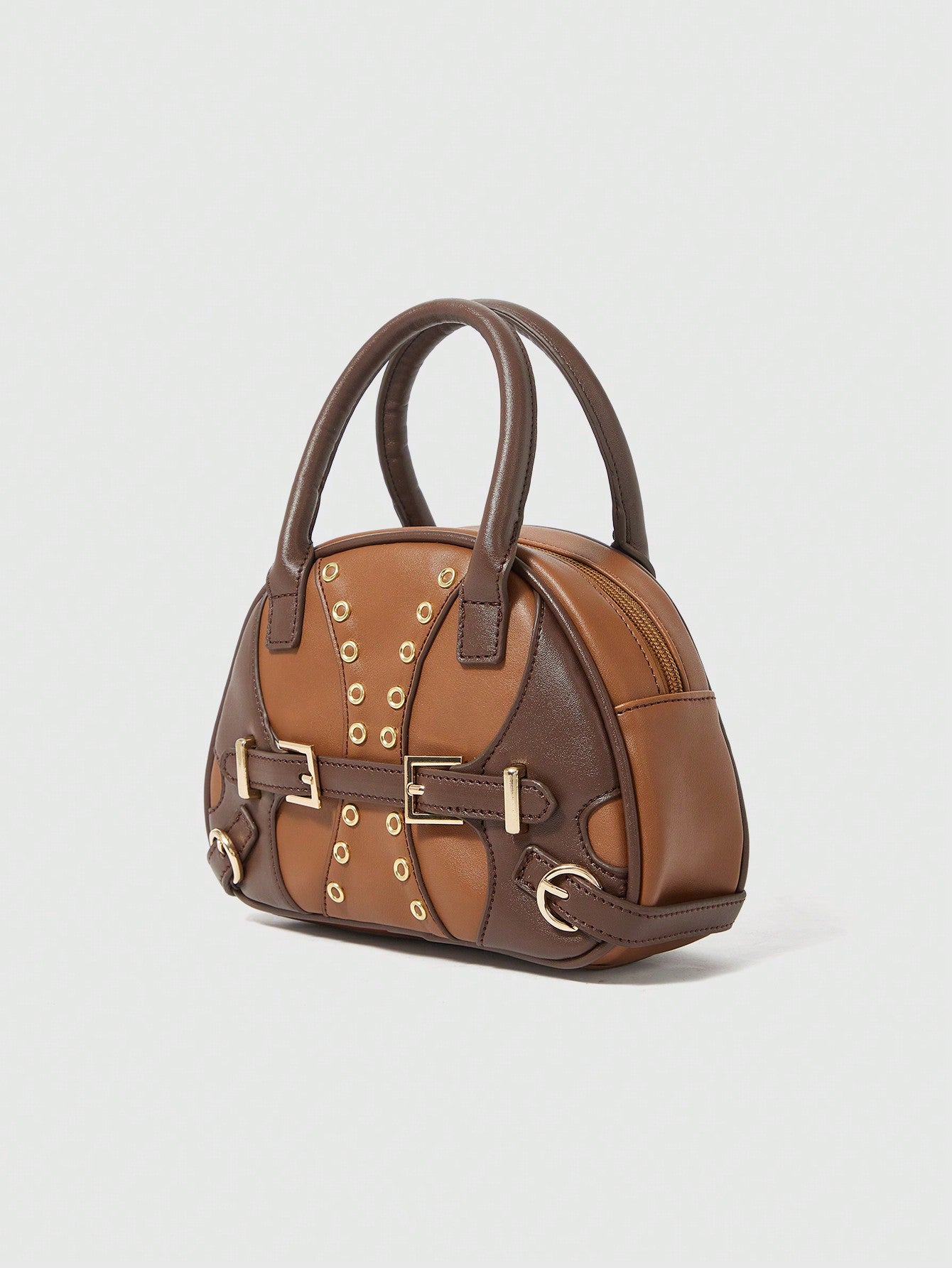 ROMWE Grunge Punk Bolso versátil elegante estilo punk para mujer