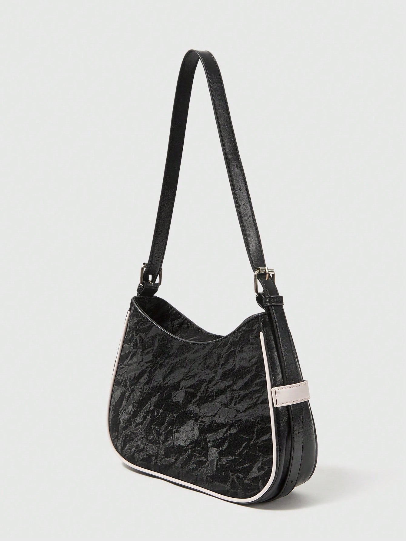 ROMWE Kawaii 1 pieza Bolso cruzado de hombro y axila con decoración de moño elegante, adecuado para citas y el Día de San Valentín
