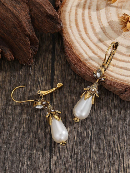 1 par de pendientes de estilo bohemio, de diseño de nicho retro y creativo, adecuados para el uso diario de las mujeres