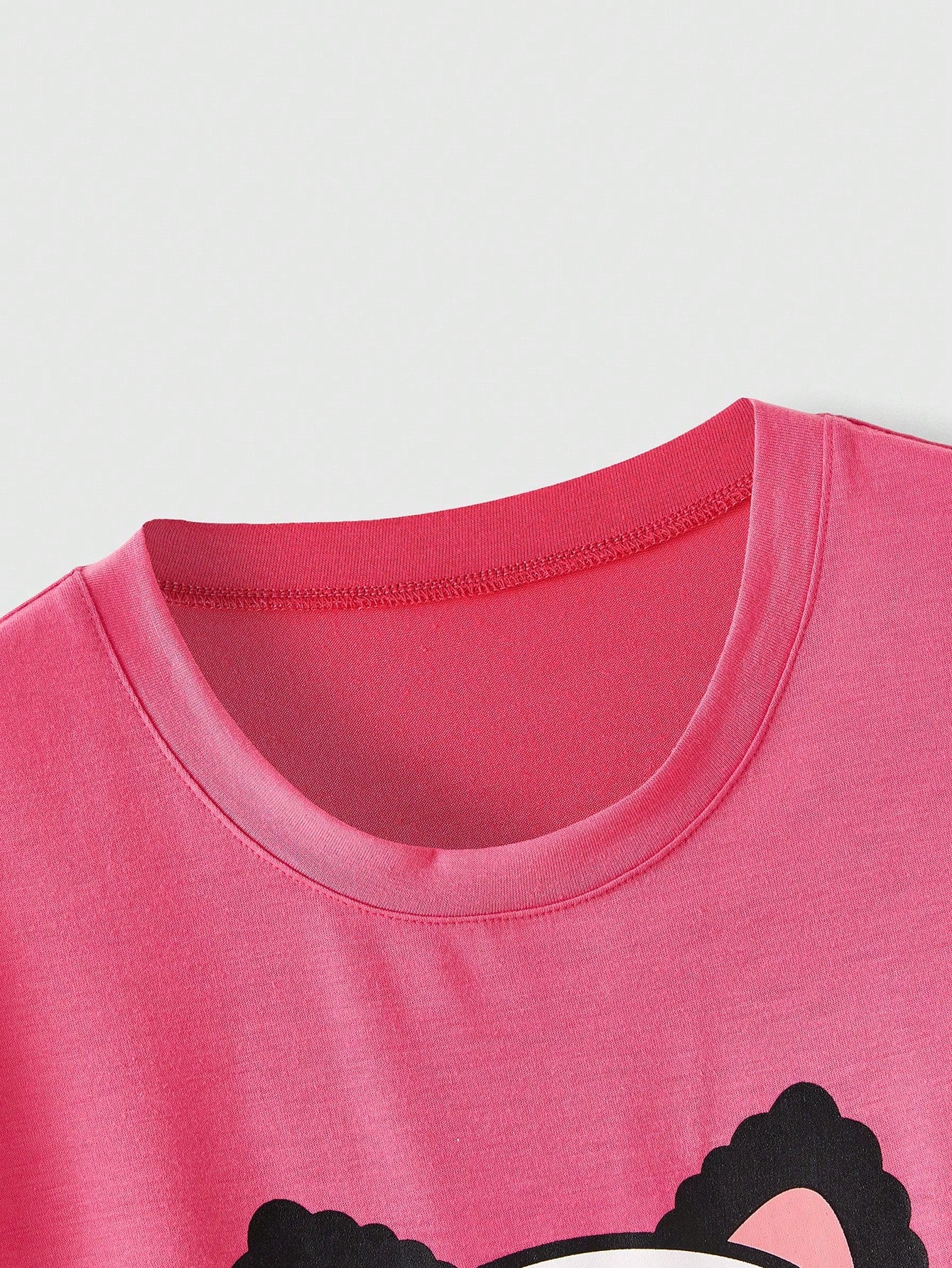 ROMWE Kawaii Camiseta Linda Impresa Con Letra Y2k Y Caricatura Para Mujeres