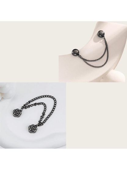 1 pieza Clip magnético ajustable para pantalones y puños - de aleación, broches desmontables para bajos, se ajusta a pantalones y camisetas, sujetador de ropa sin costuras, apretador de cinturón