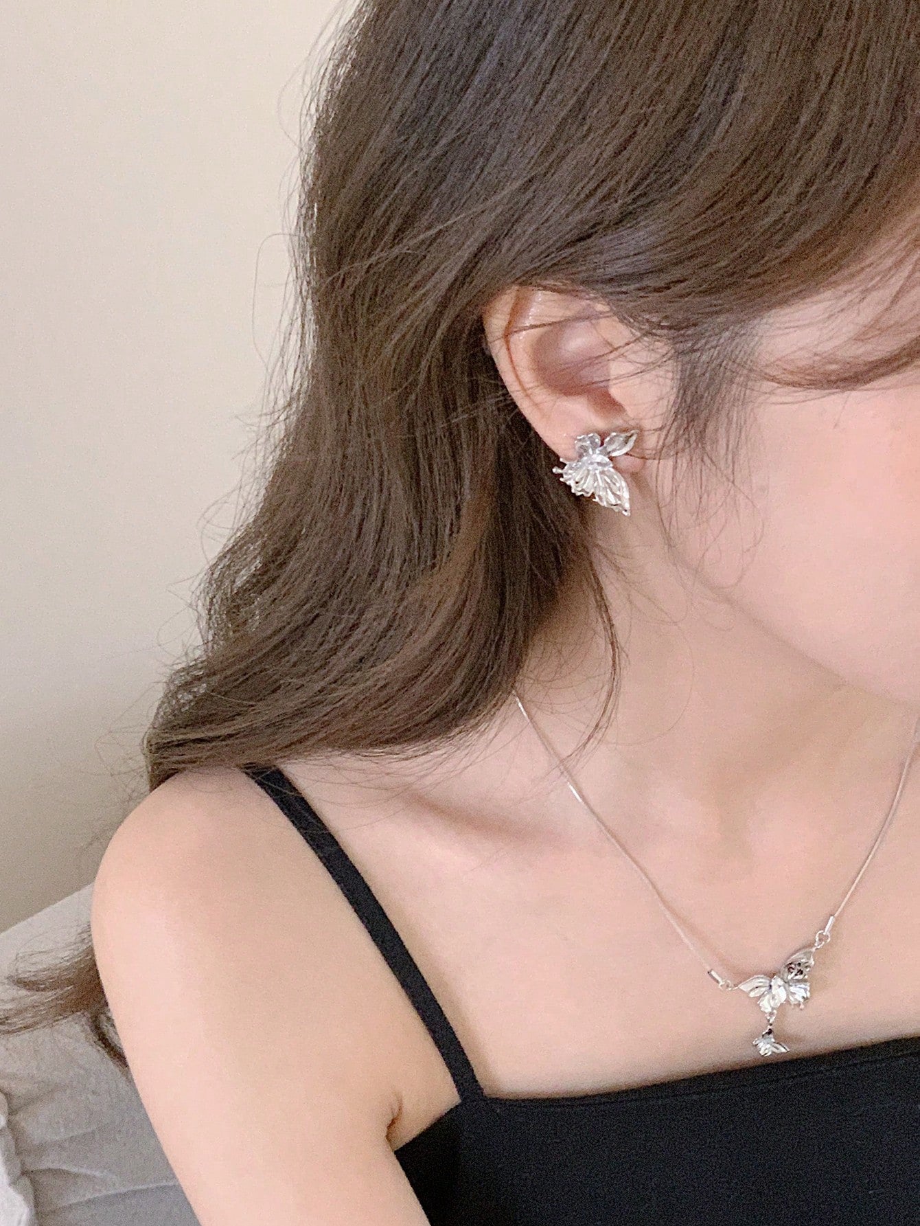 DAZY Conjunto de joyas con tema de mariposa, regalo de moda para fiesta de cumpleaños y aniversario