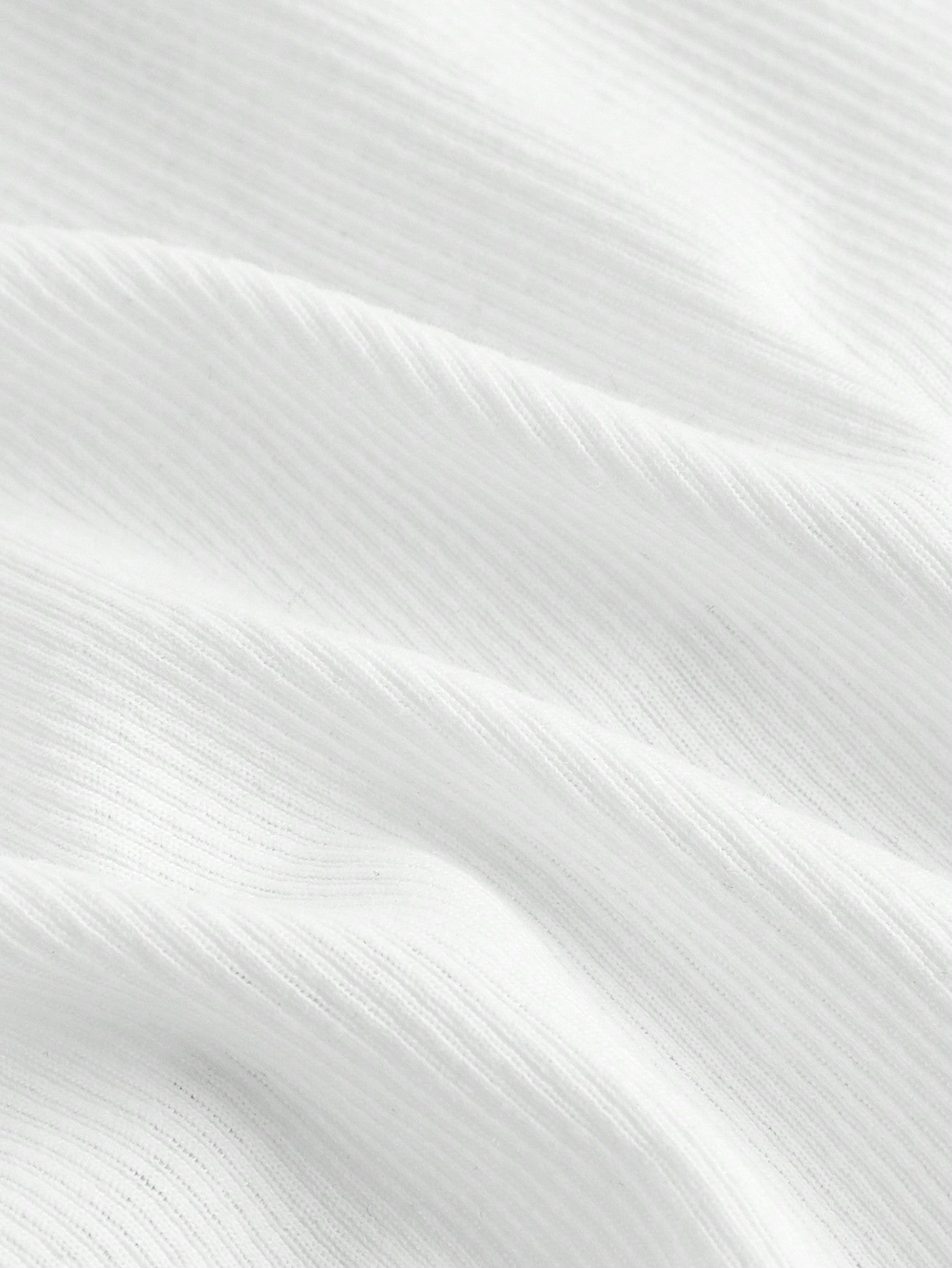 SHEIN MOD Camiseta de verano blanca a cuadros con encaje y correa de lazo
