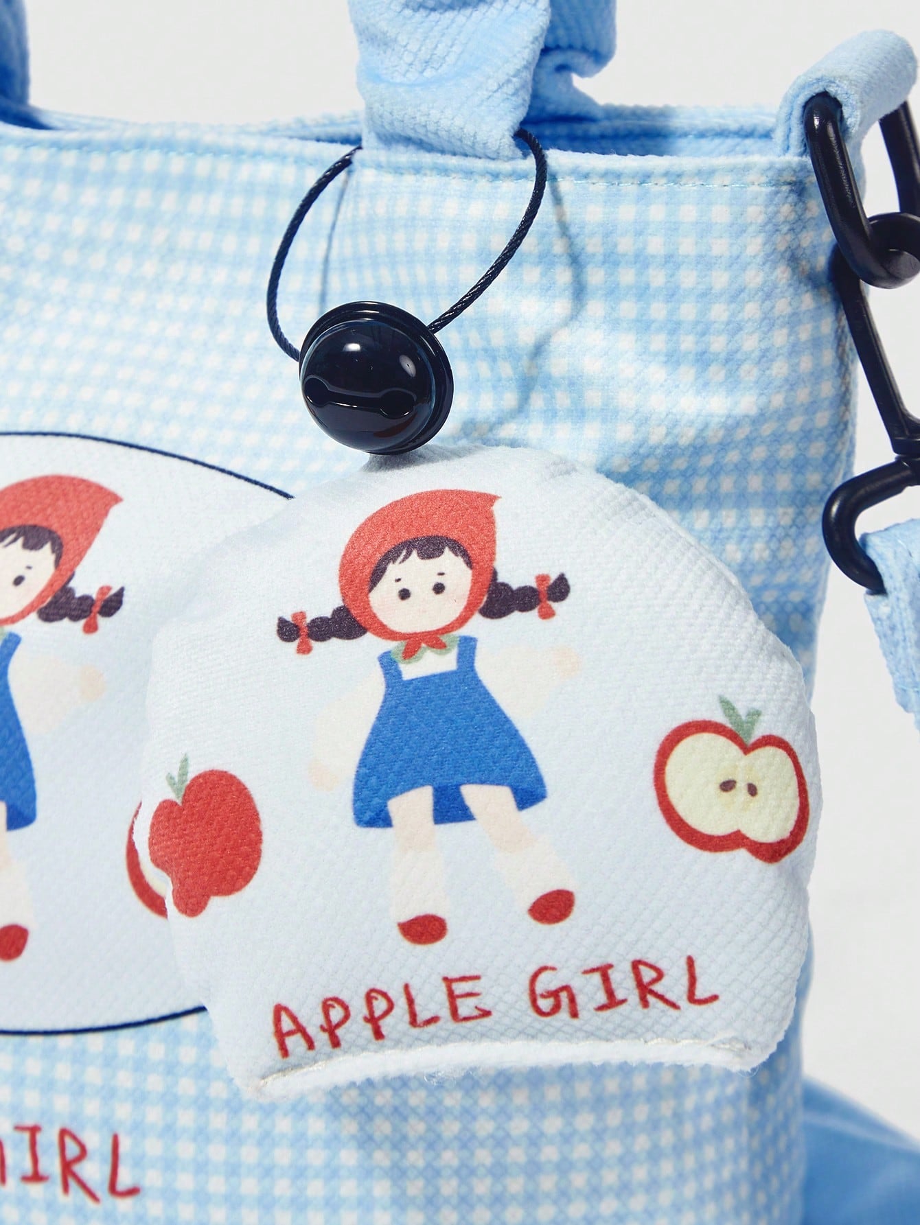 ROMWE Kawaii Bolso de mano estilo cubo con estampado de dibujos animados de moda para mujeres