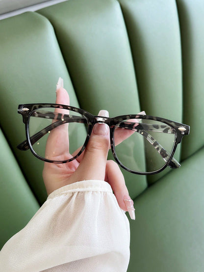 2 pares de gafas cuadradas unisex con bloqueo de luz azul a la moda, adecuadas para volver a la escuela, uso diario, lectura, uso de computadora, protección ocular, Halloween