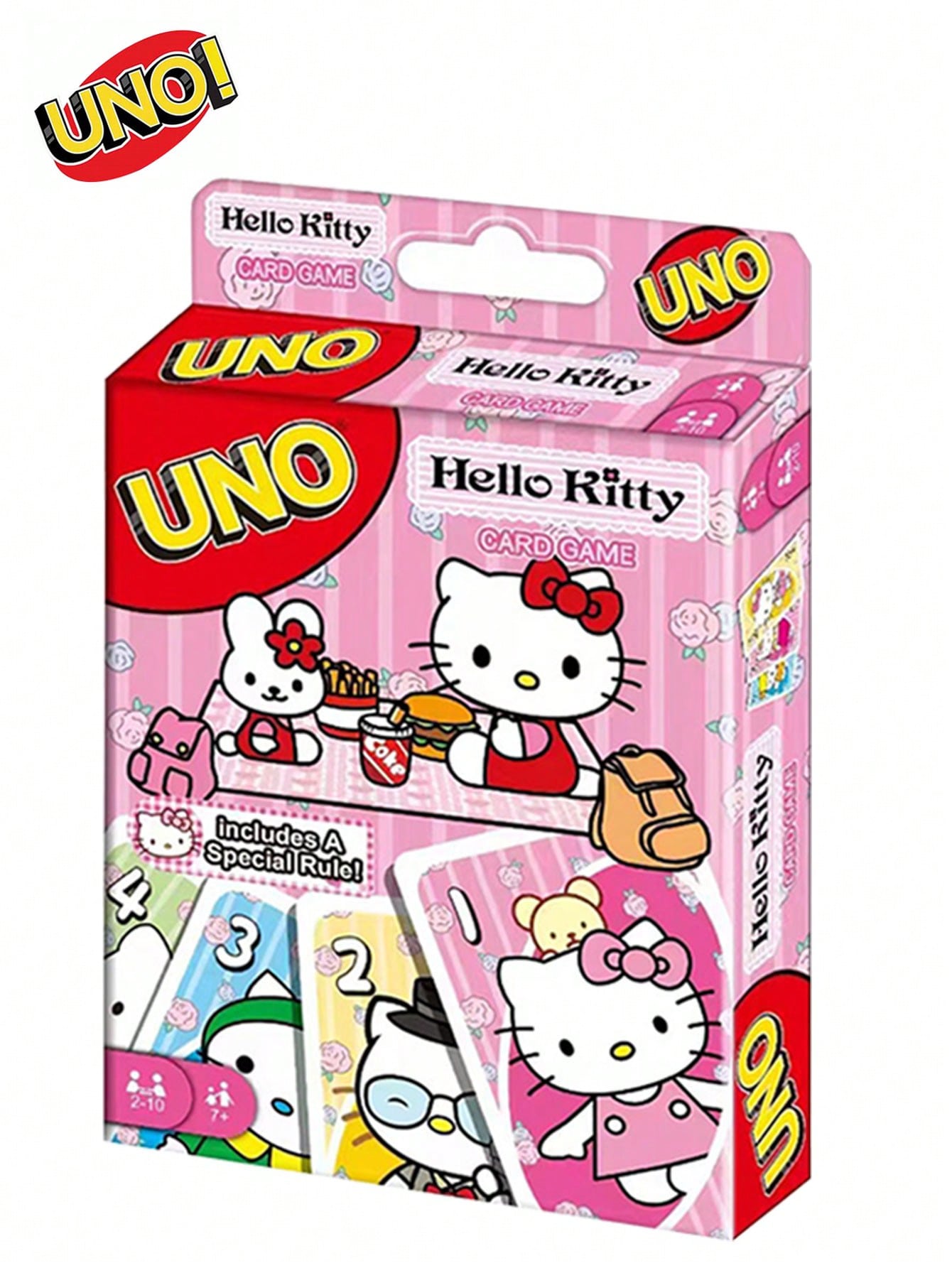 UNO Decoración navideña, tarjeta de juego roja estándar. Tarjetas de bolsillo para jugar sobre la marcha. Cartas de juego en miniatura para viajar, regalo para calcetines, fiesta de cumpleaños, juego familiar de niños y adultos.