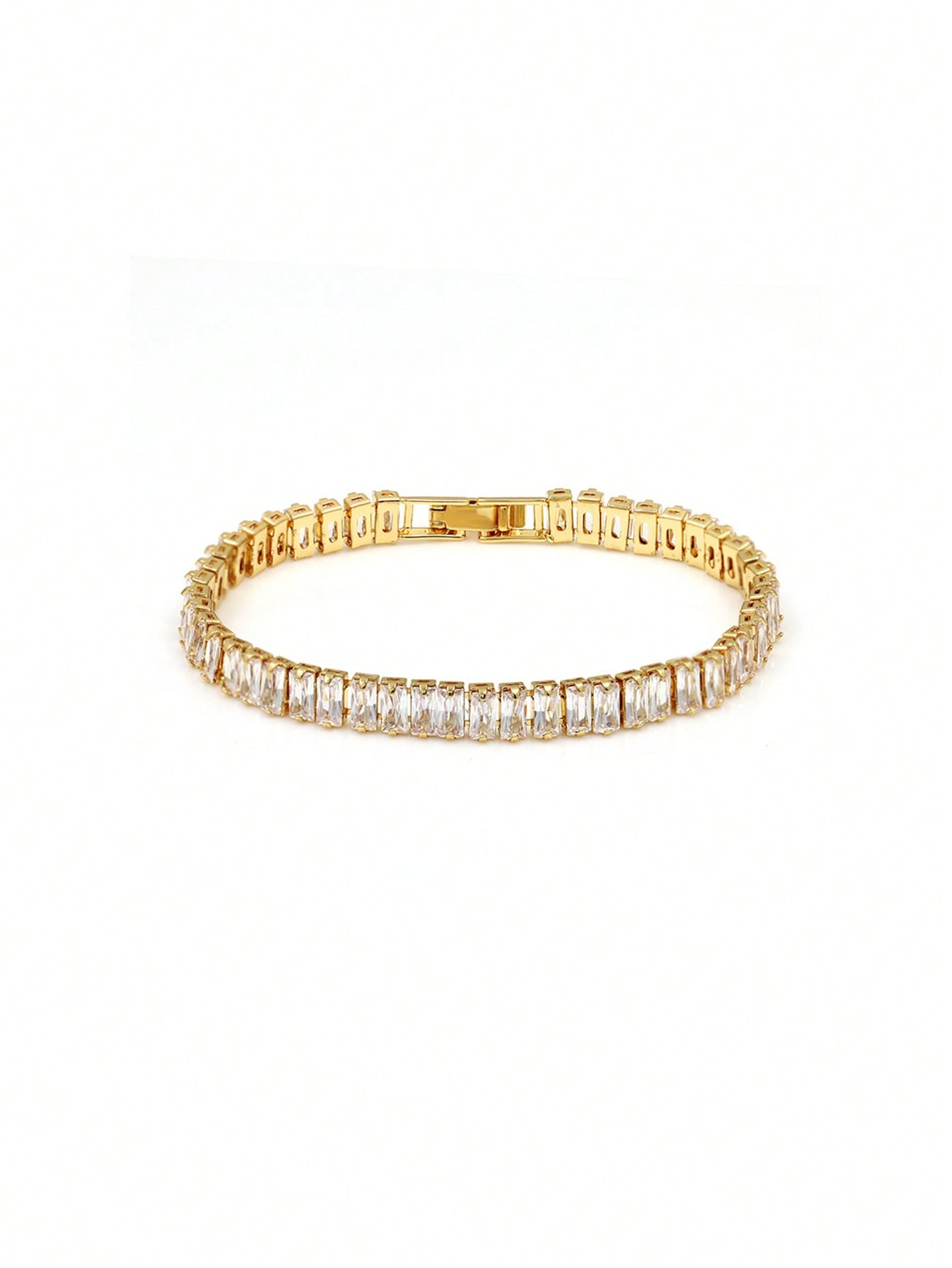 1 pieza Pulsera atractivo zirconia cúbica adorno para mujeres para decoración diaria