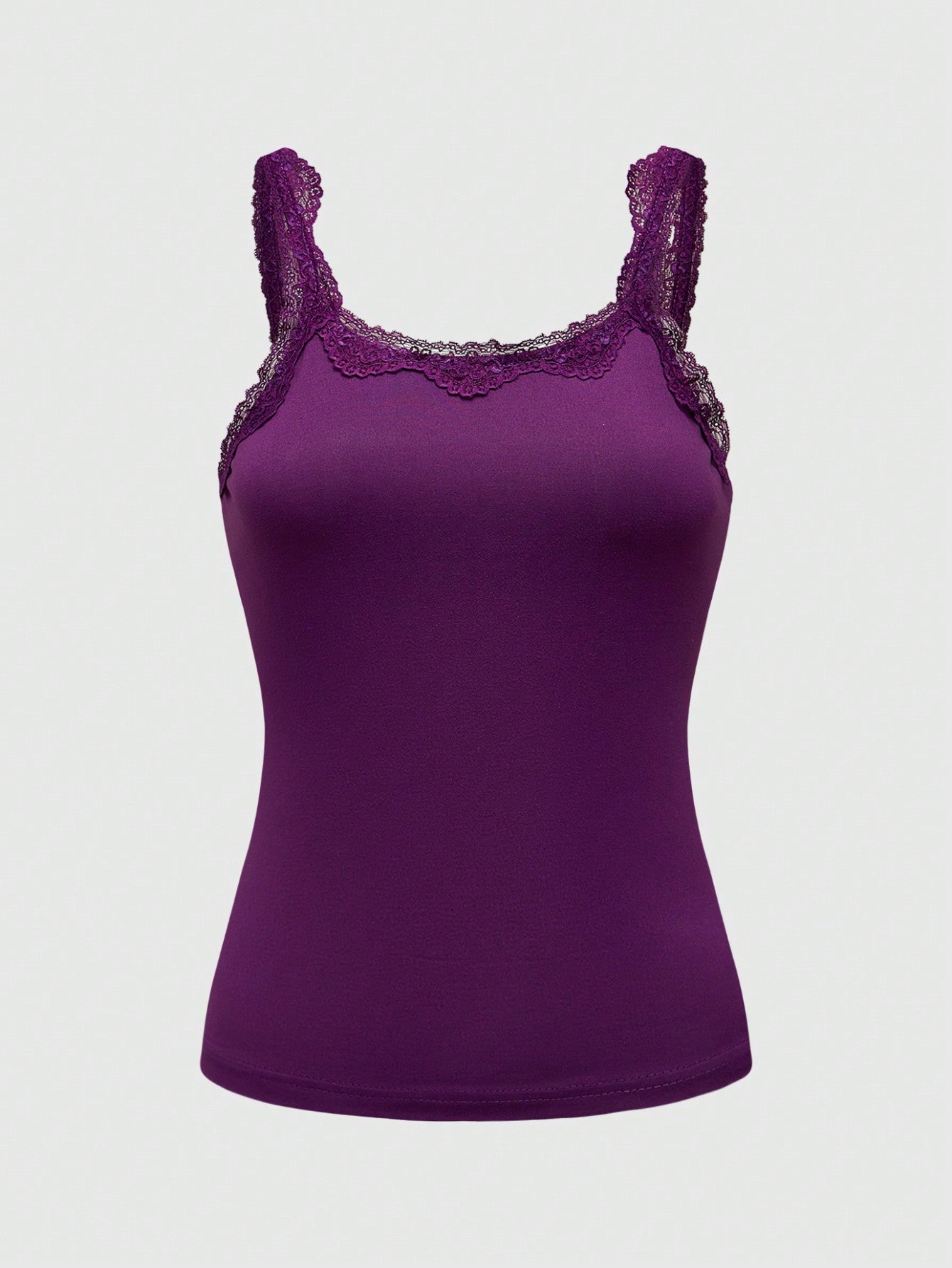 ROMWE 2 piezas/set de Tops tipo Camiseta de Encaje Negro y Blanco