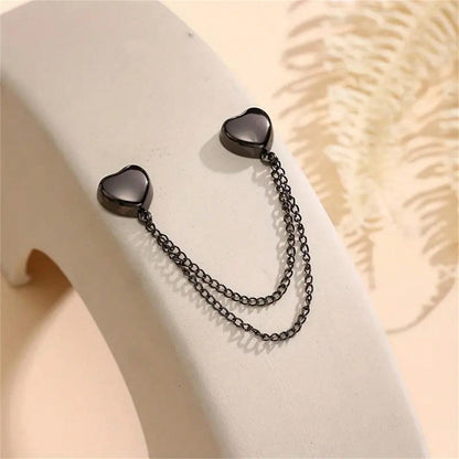 1 pieza Clip magnético ajustable para pantalones y puños - de aleación, broches desmontables para bajos, se ajusta a pantalones y camisetas, sujetador de ropa sin costuras, apretador de cinturón