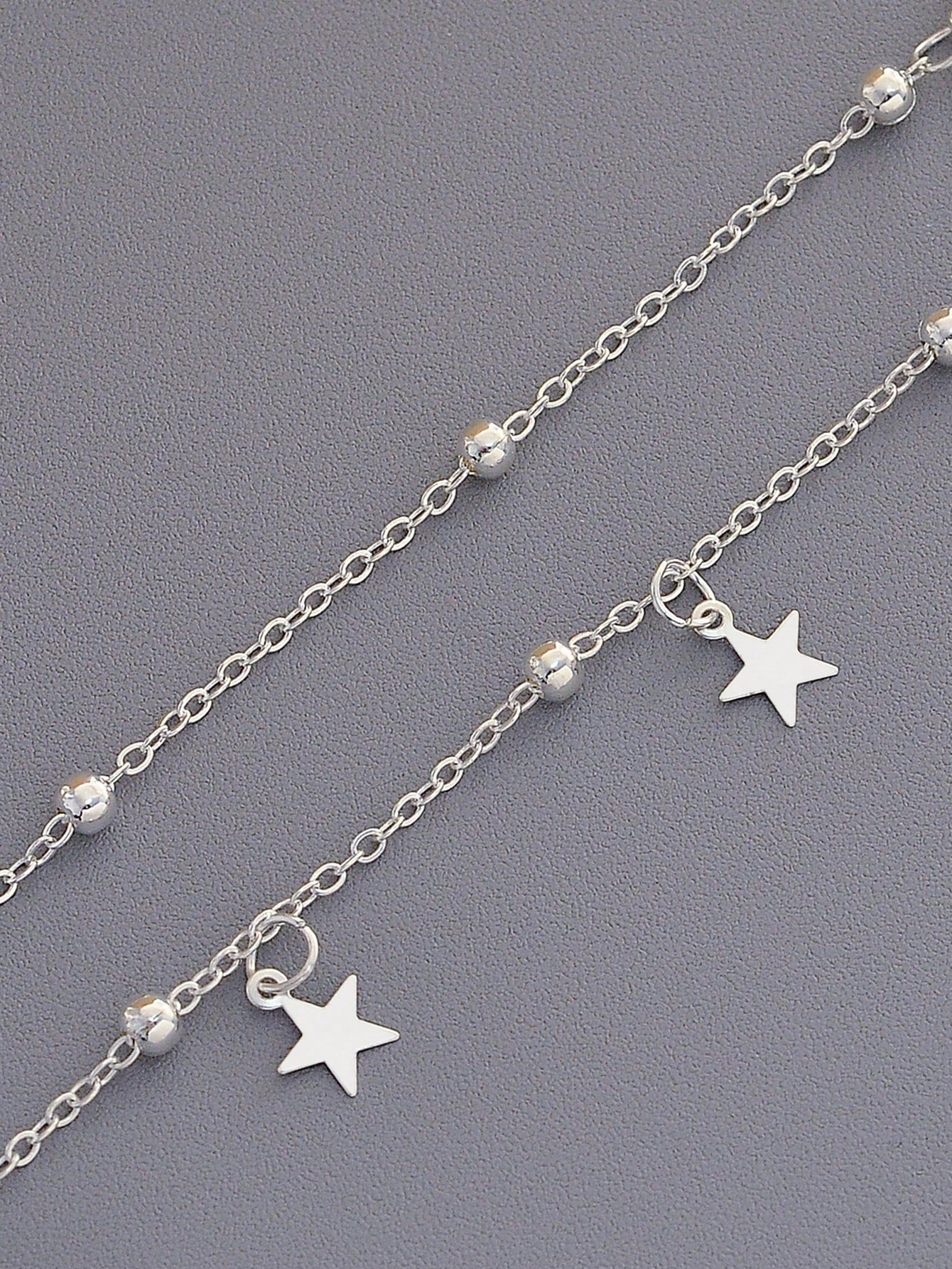 1 Pieza Collar De Plata Con Colgante De Estrella De Cobre Metálico Minimalista De Moda Para Mujeres Y Niñas, Regalos Para Citas, Vacaciones, Fiestas, Festivales, Uso Diario Y Colección De Joyas.