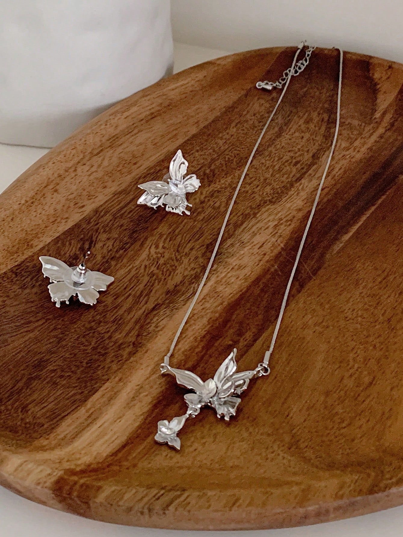 DAZY Conjunto de joyas con tema de mariposa, regalo de moda para fiesta de cumpleaños y aniversario