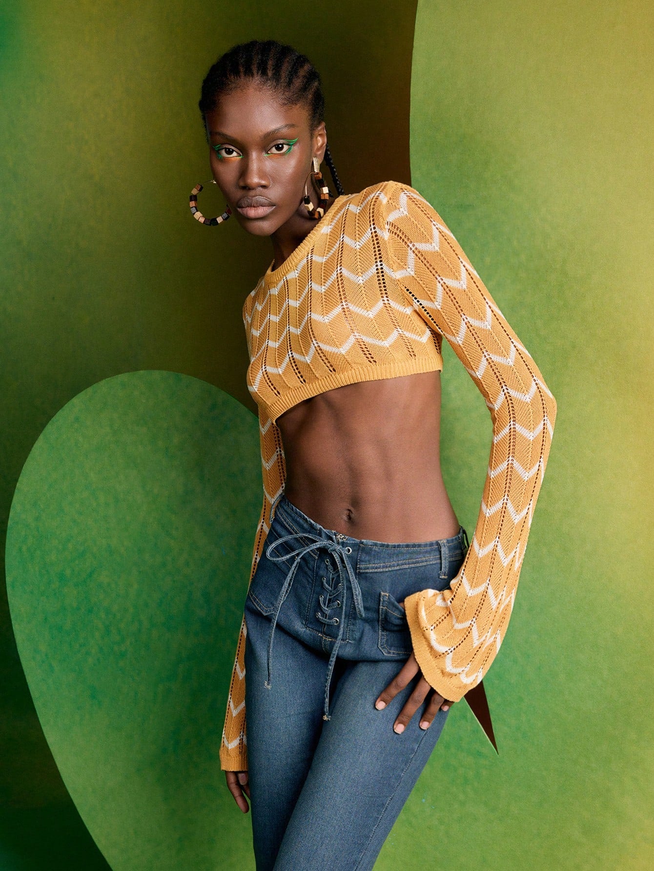 Alice McCall Suéter con cordón delantero de diseñador, ropa de mujer para otoño, para otoño e invierno