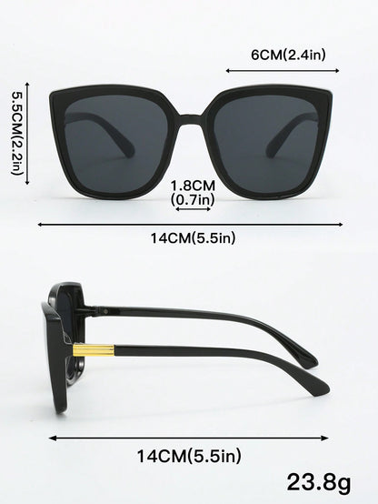 1 pieza Gafas de moda cuadradas para mujeres, minimalistas y prácticas multifuncionales