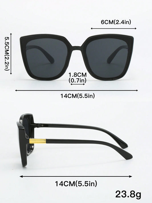 1 pieza Gafas de moda cuadradas para mujeres, minimalistas y prácticas multifuncionales