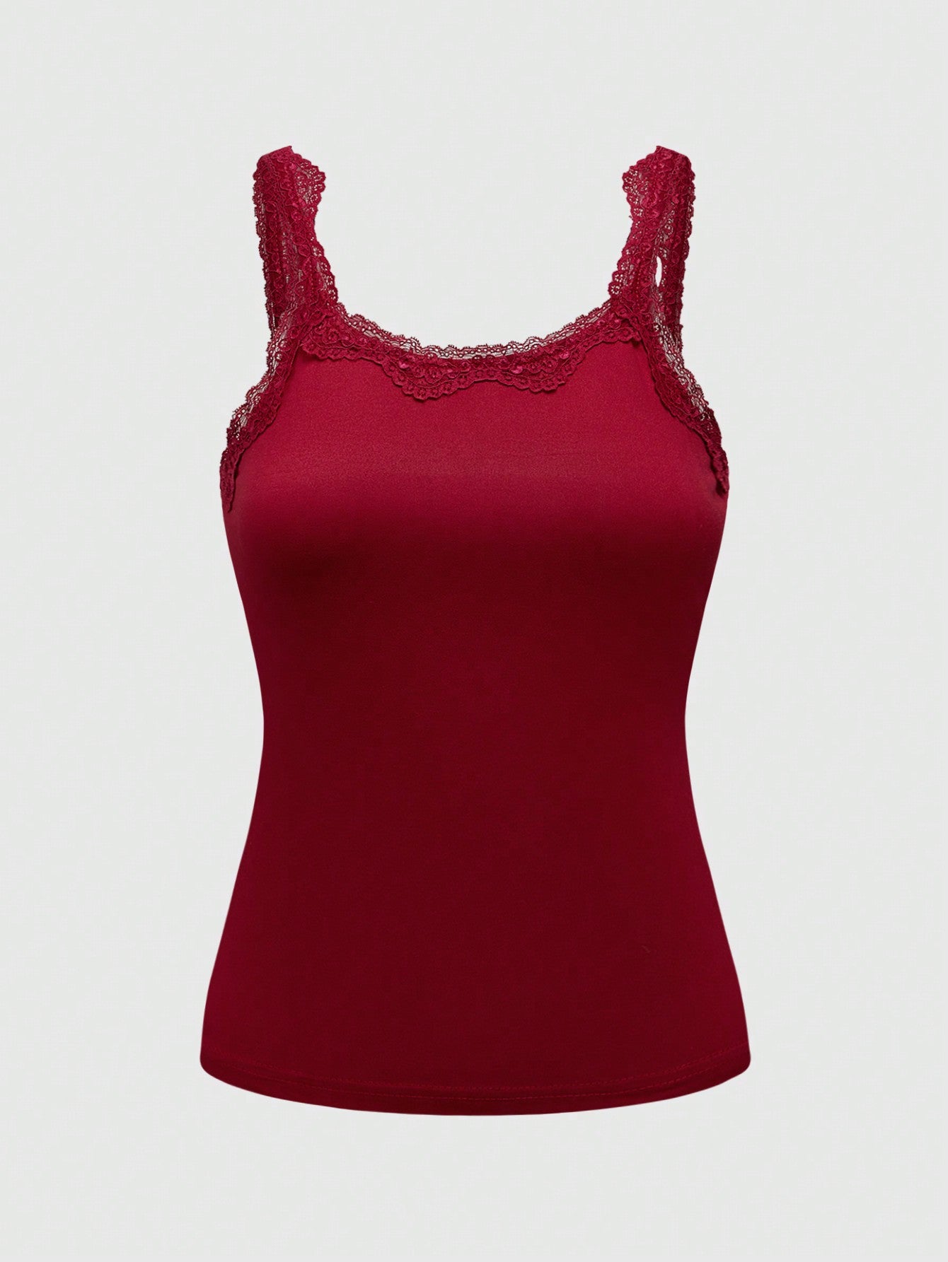 ROMWE 2 piezas/set de Tops tipo Camiseta de Encaje Negro y Blanco