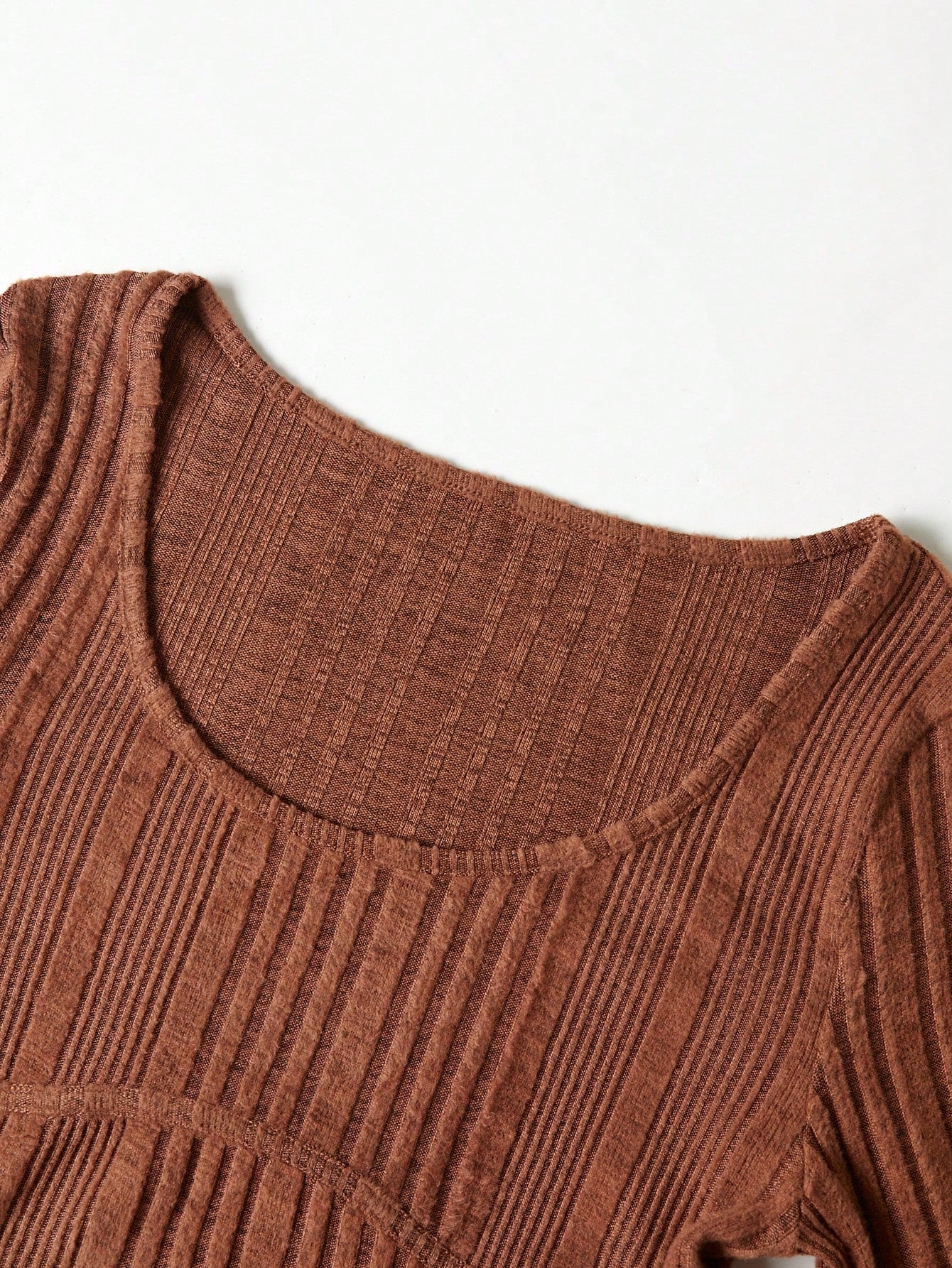 SHEIN Sweetro Parte superior de manga de campana de unicolor casual para mujer, primavera/otoño