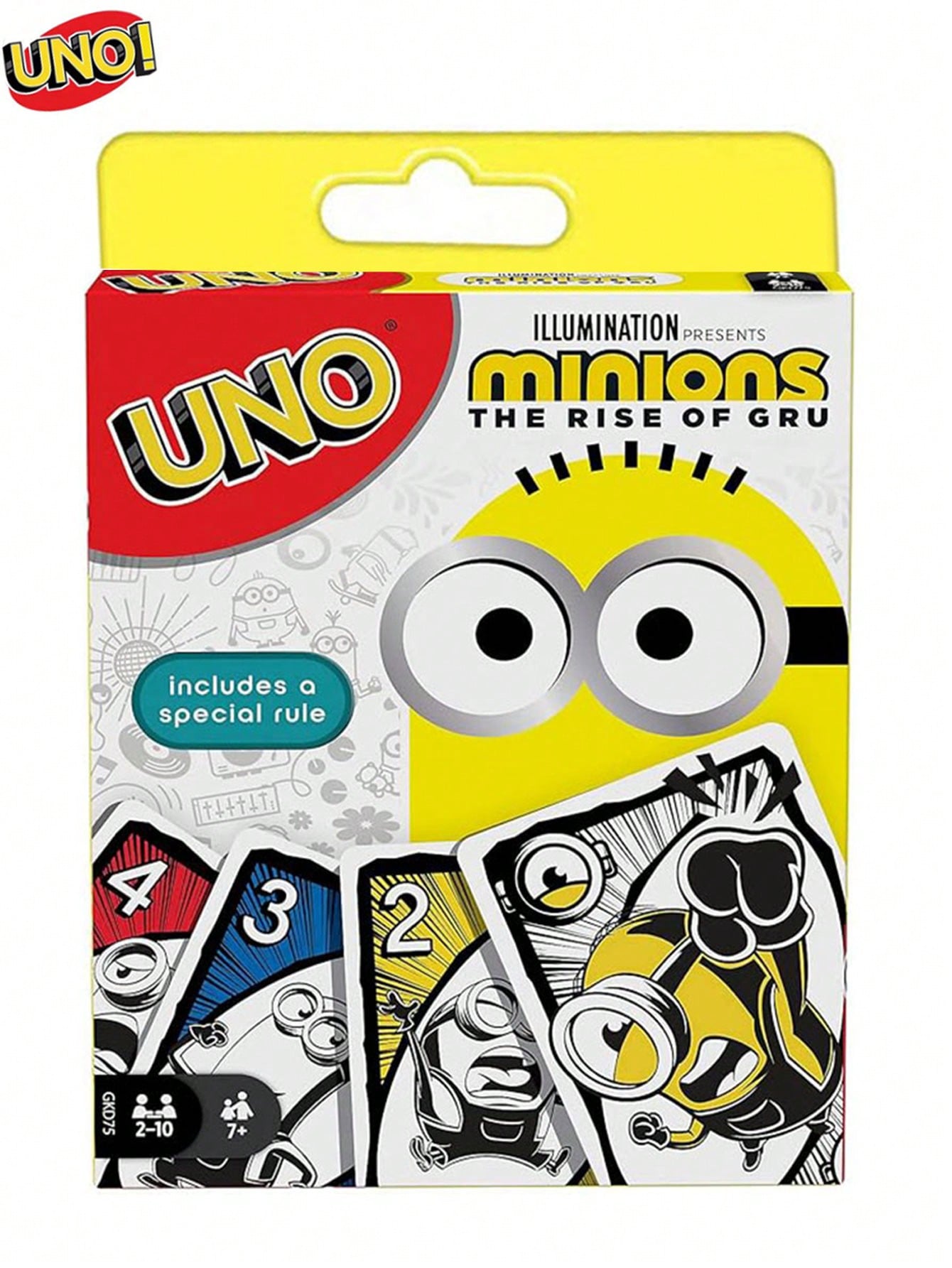 UNO Decoración navideña, tarjeta de juego roja estándar. Tarjetas de bolsillo para jugar sobre la marcha. Cartas de juego en miniatura para viajar, regalo para calcetines, fiesta de cumpleaños, juego familiar de niños y adultos.