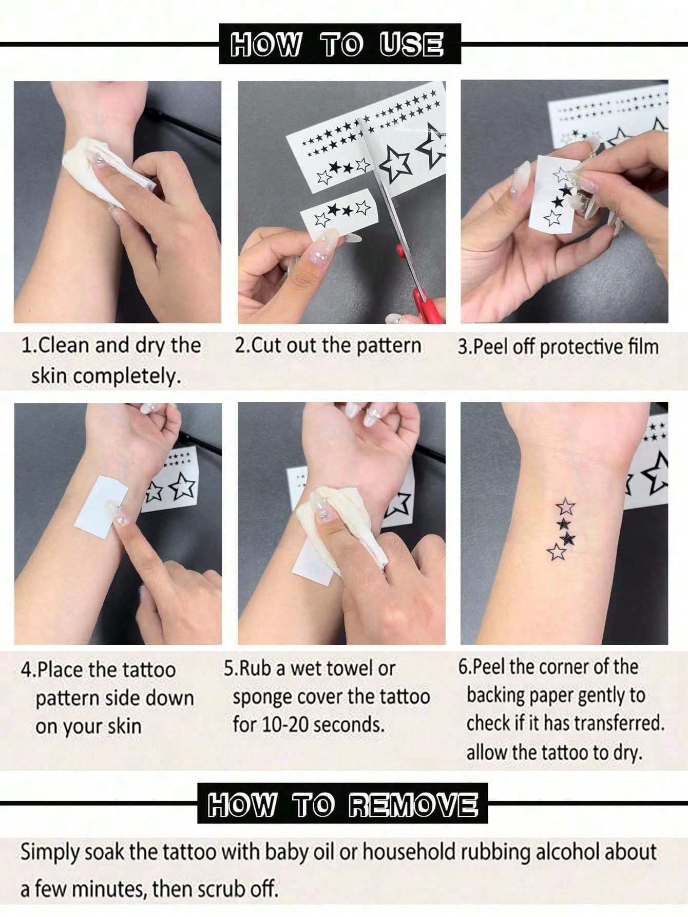 1 pieza Tatuaje temporal de arte corporal luminoso con tinta blanca y que brilla en la oscuridad, diseño de estrella resplandeciente para ojos, tatuaje falso brillante a prueba de agua para la cara y el Body, dura de 2 a 5 días