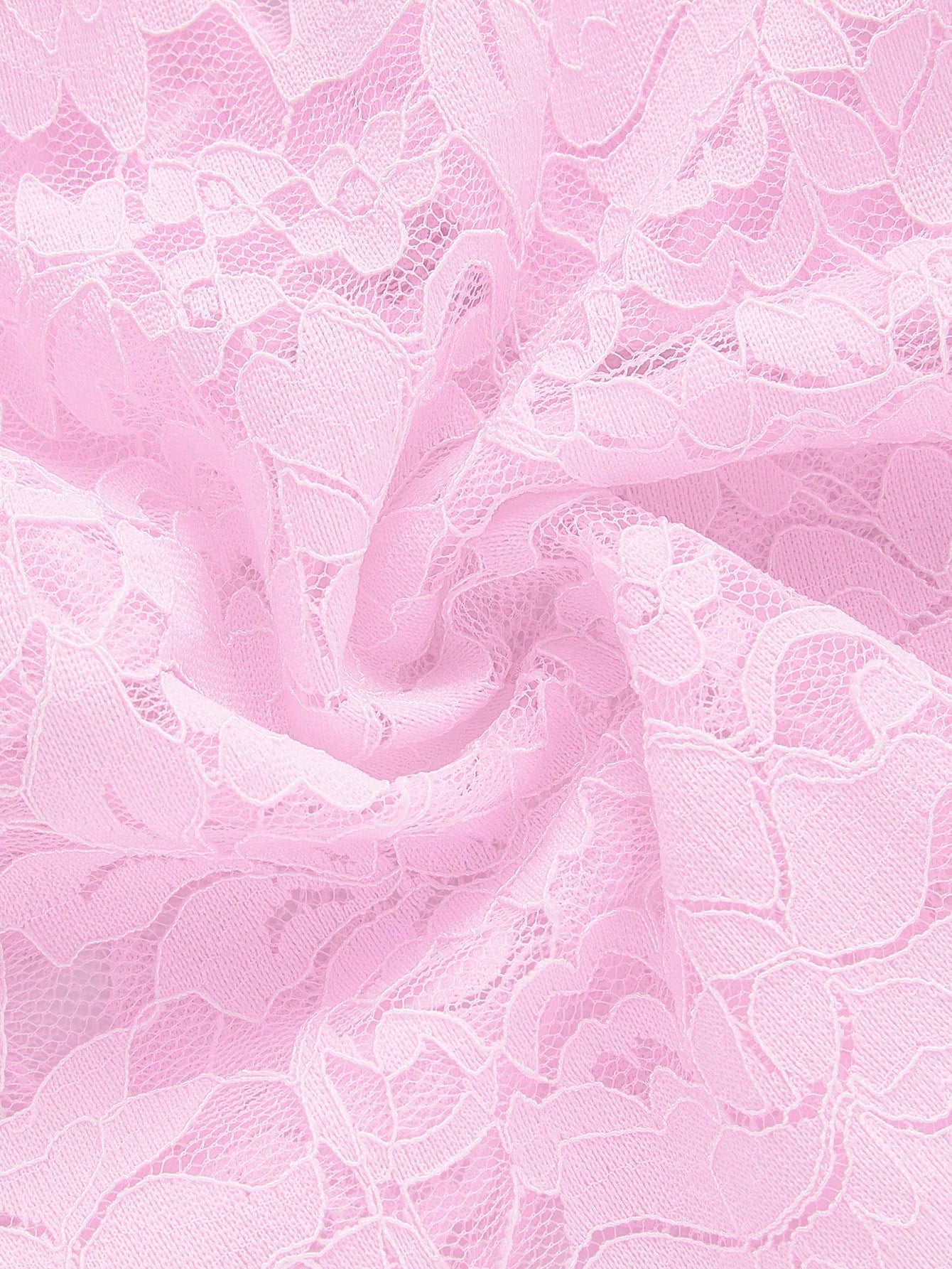 Sweetness Blusa De Manga Acampanada Y Encaje De Color Sólido Para Mujeres