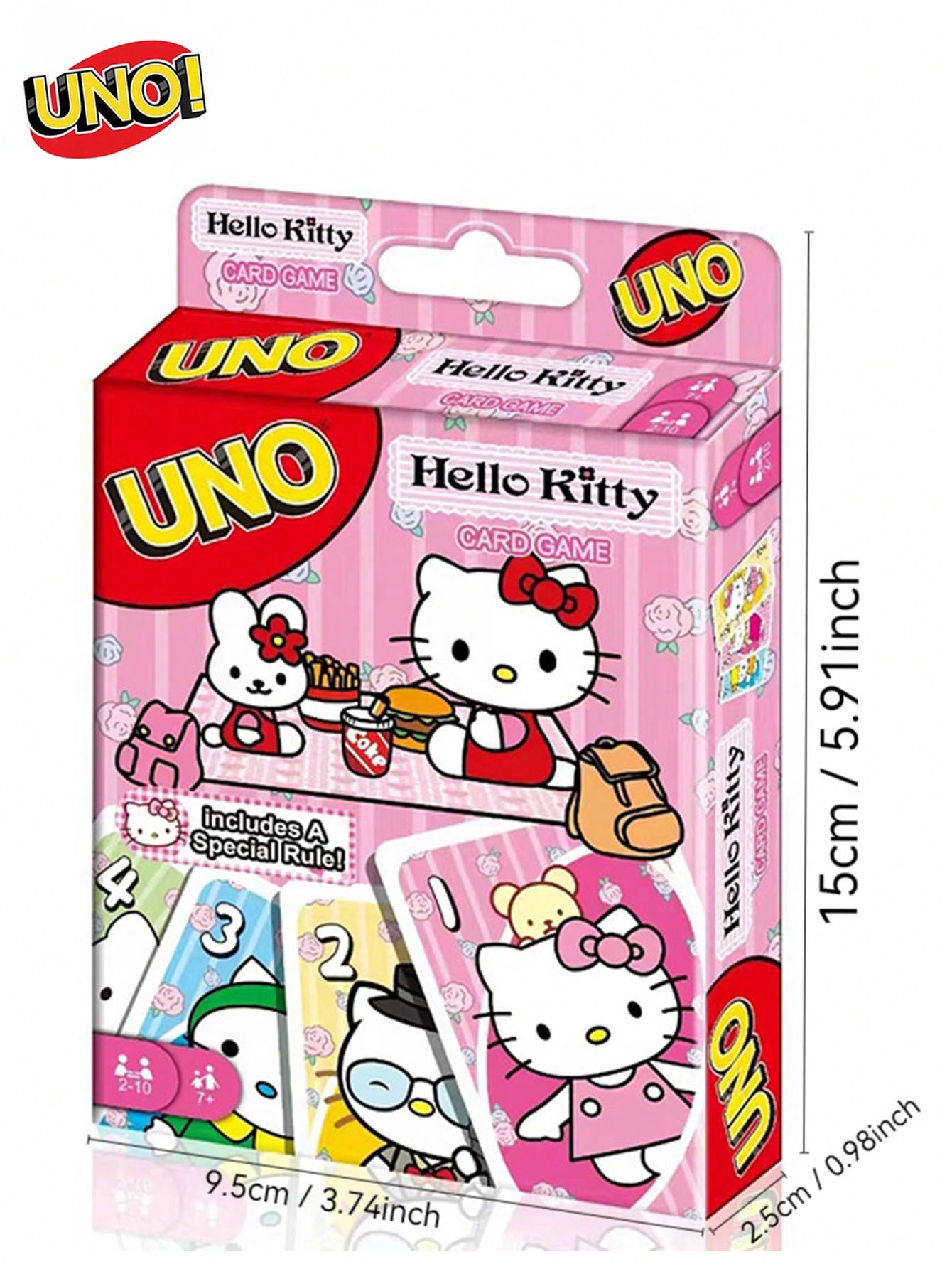 UNO Decoración navideña, tarjeta de juego roja estándar. Tarjetas de bolsillo para jugar sobre la marcha. Cartas de juego en miniatura para viajar, regalo para calcetines, fiesta de cumpleaños, juego familiar de niños y adultos.