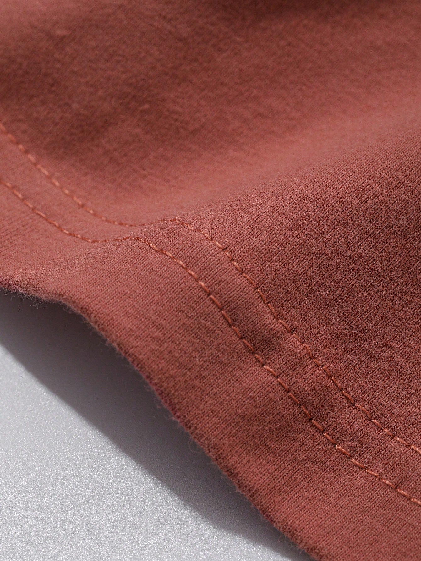 DAZY 1 pieza Camiseta corta ajustada de cuello redondo sencilla de color sólido para mujer en otoño