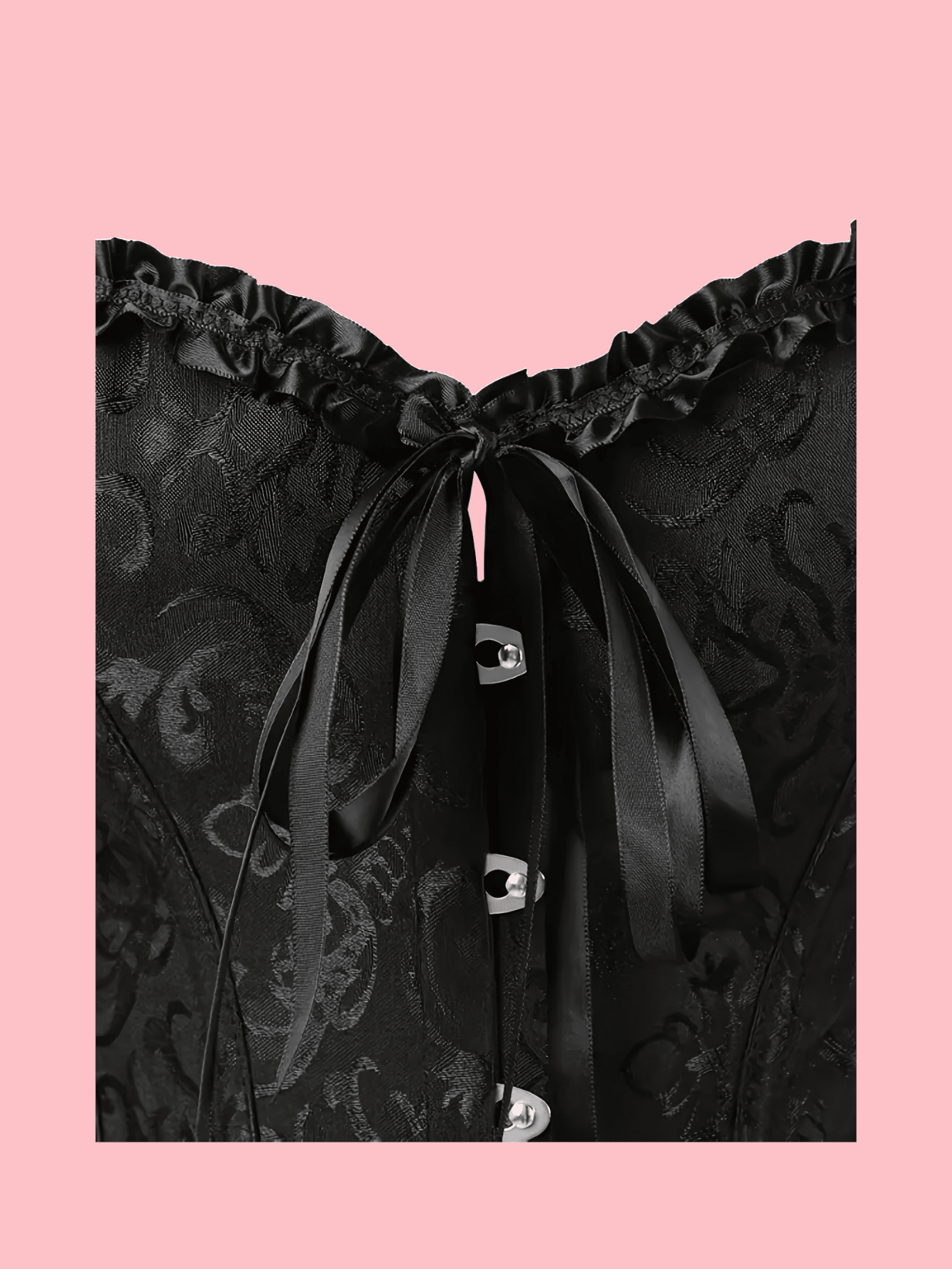Corsé estilo palacio con ballenas para dar forma a la cintura y levantar el busto, parte superior moldeadora de jacquard sexy, adecuado para usar con un vestido, para Halloween