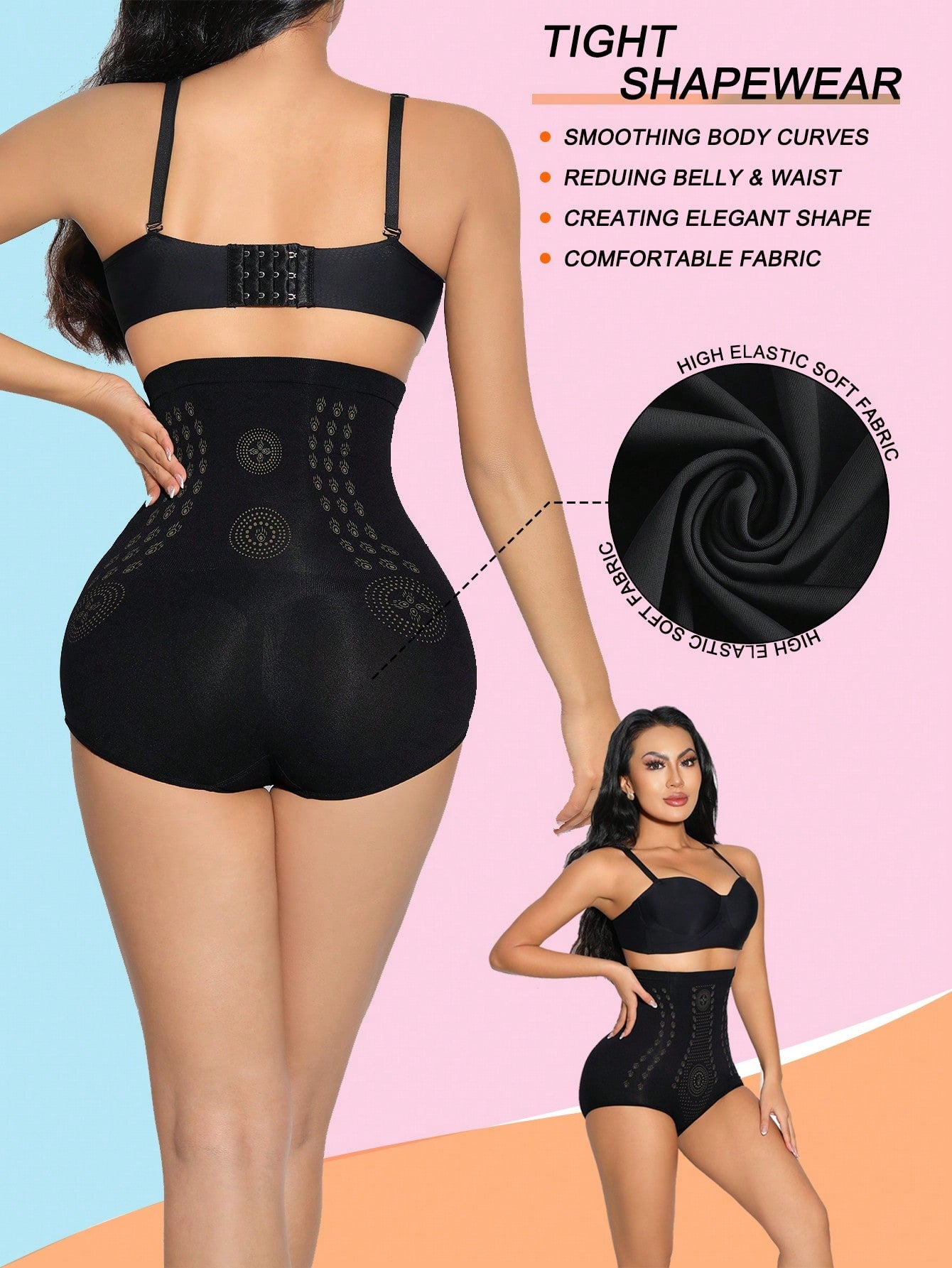 1 pieza Pantalones deportivos de cintura alta para mujer, que levantan el trasero, dan forma a la sauna, adelgazan, para yoga y acondicionamiento físico, mallas ajustadas sin costuras, moldeador de Body perfecto, que absorbe la humedad