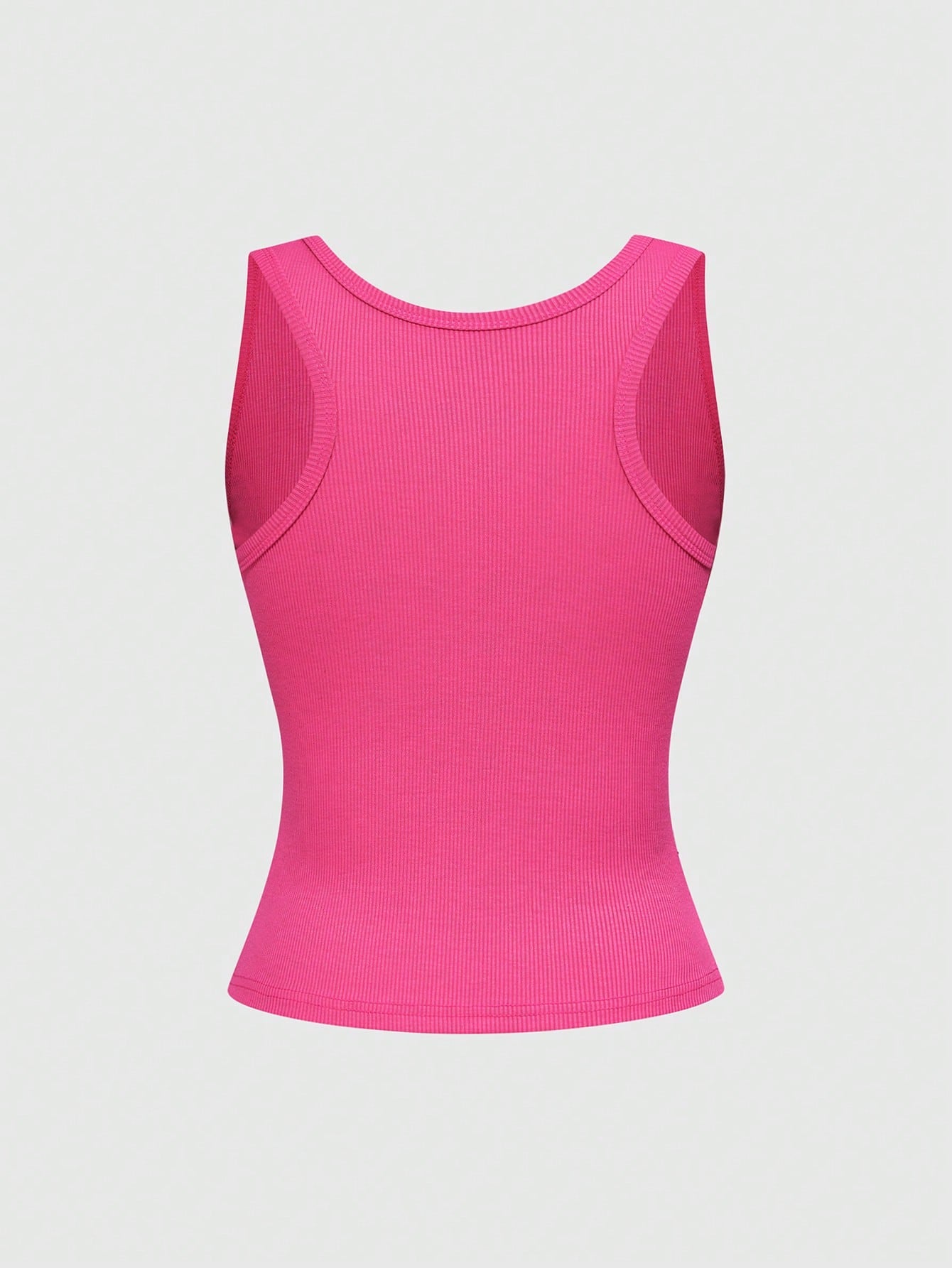 ROMWE Avant Top de tirantes rosado con cristal, cruz adornada y remaches de strass para mujeres, estilo Y2K