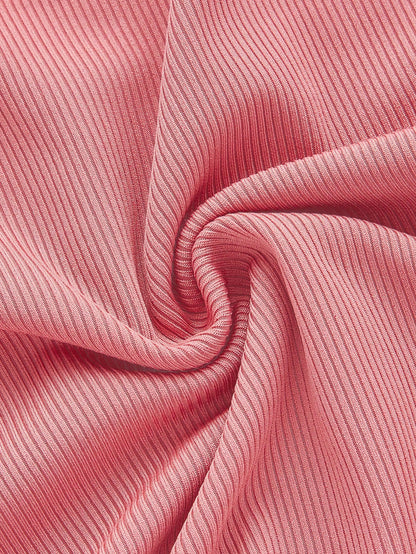 ROMWE Camiseta De Manga Acampanada Con Estampado De Patrón