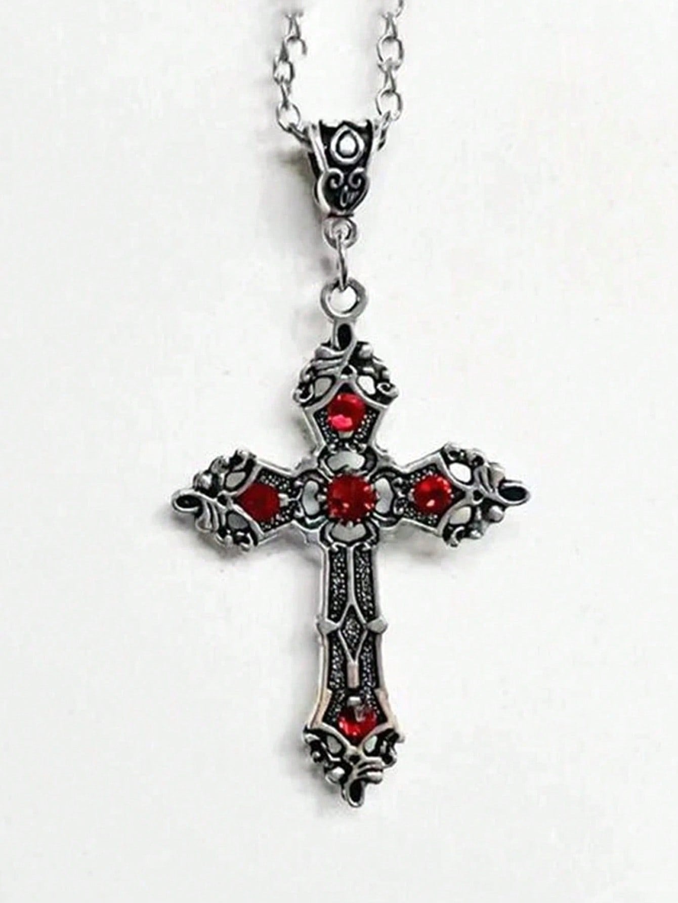 ROMWE Goth 1 pieza Collar con colgante de espada de aleación de zinc con estilo funky para mujer como regalo de cita
