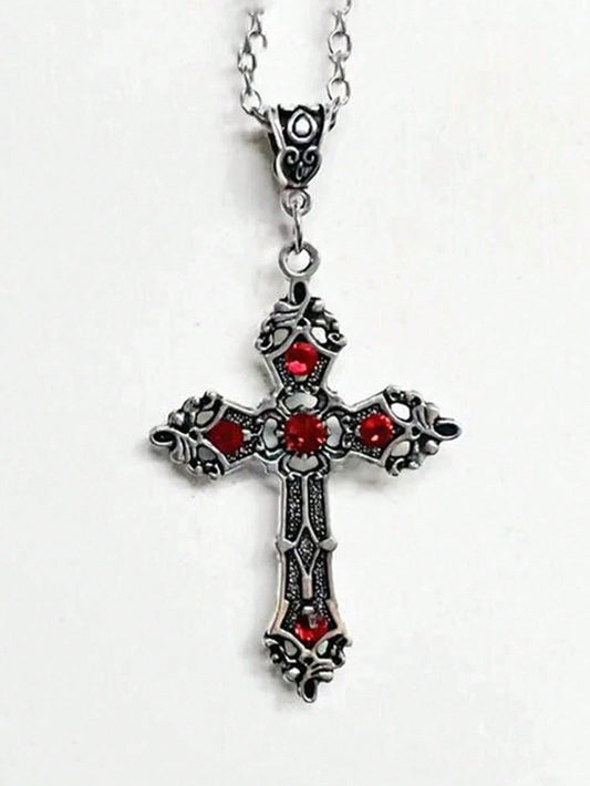 ROMWE Goth 1 pieza Collar con colgante de espada de aleación de zinc con estilo funky para mujer como regalo de cita