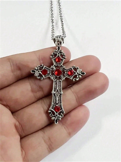 ROMWE Goth 1 pieza Collar con colgante de espada de aleación de zinc con estilo funky para mujer como regalo de cita