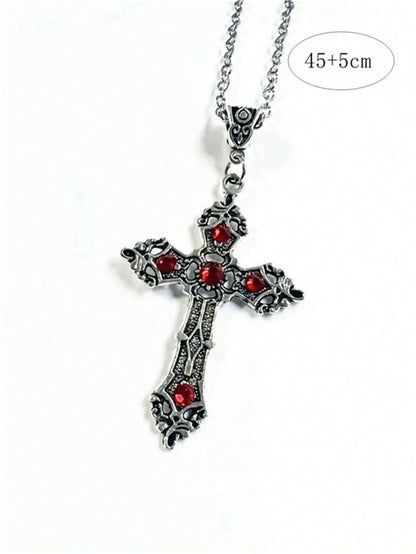 ROMWE Goth 1 pieza Collar con colgante de espada de aleación de zinc con estilo funky para mujer como regalo de cita