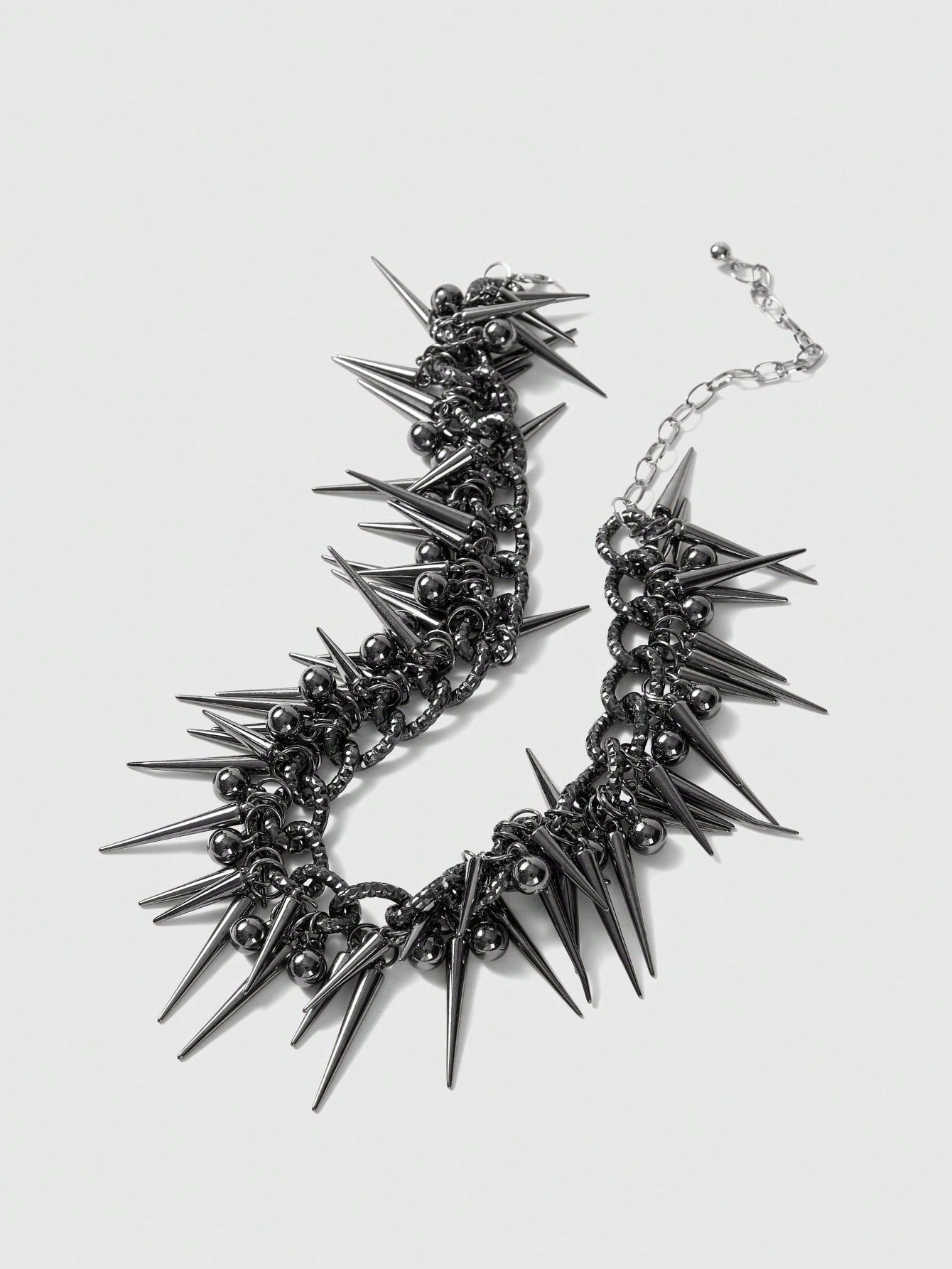 ROMWE Goth 1 pieza Elegante y extravagante gargantilla gótica punk chic Y2K con múltiples capas y detalles intrincados, joyería de uso diario y para fiestas para mujeres